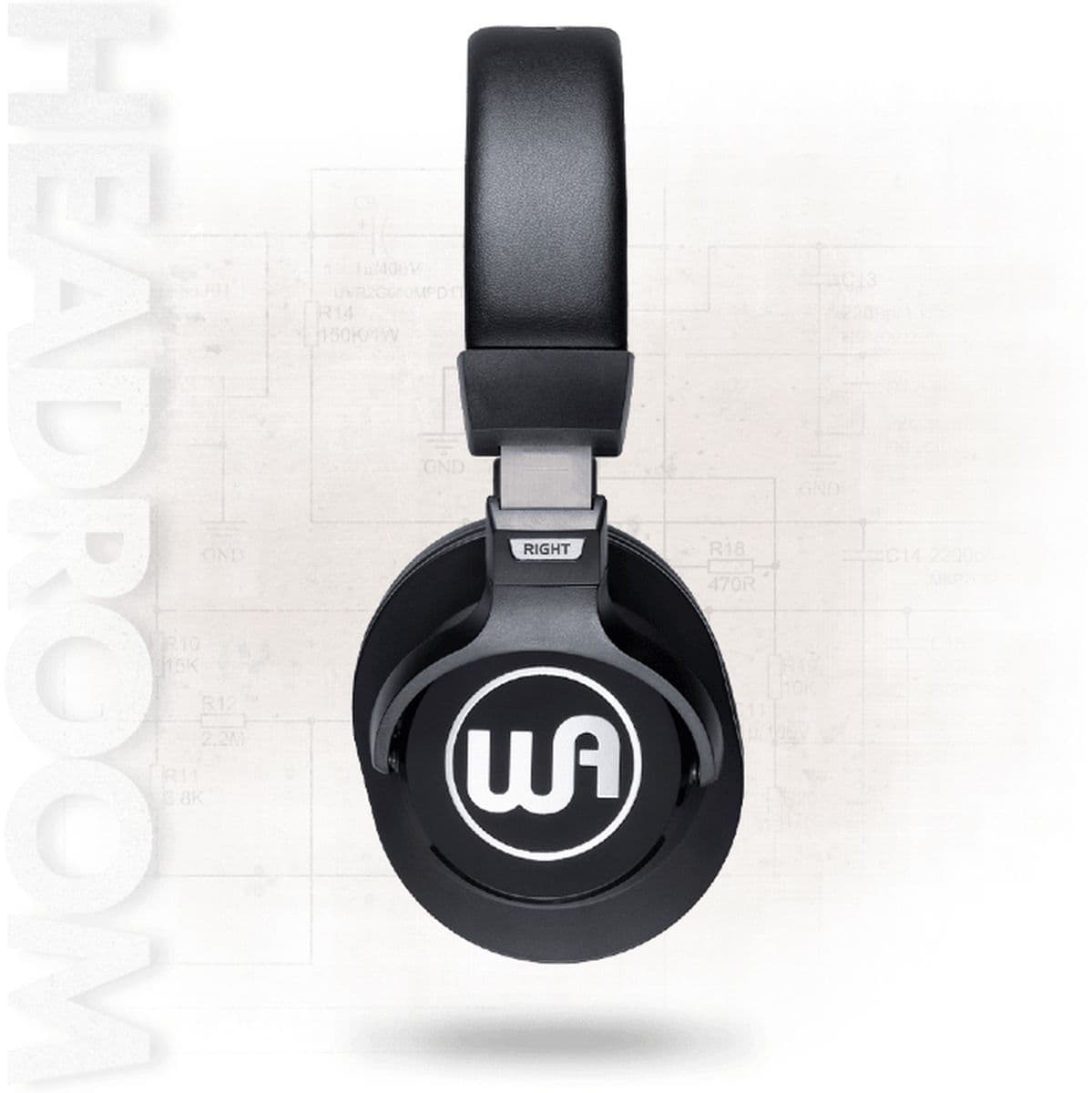 Wahrb Black Headroom Closed-Back Headphone — Warm Audio