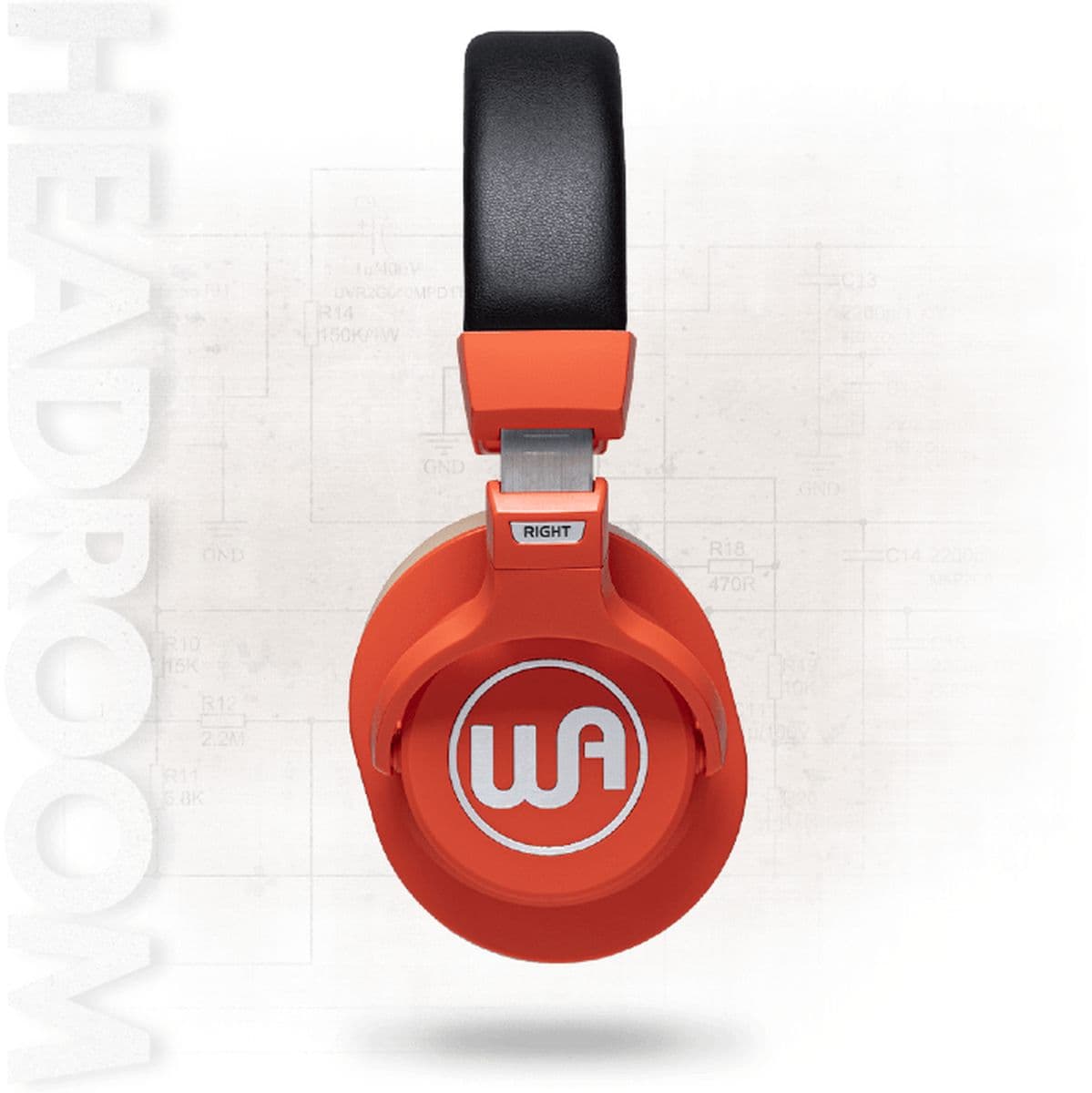 Wahro Orange Headroom Closed-Back Headphone — Warm Audio
