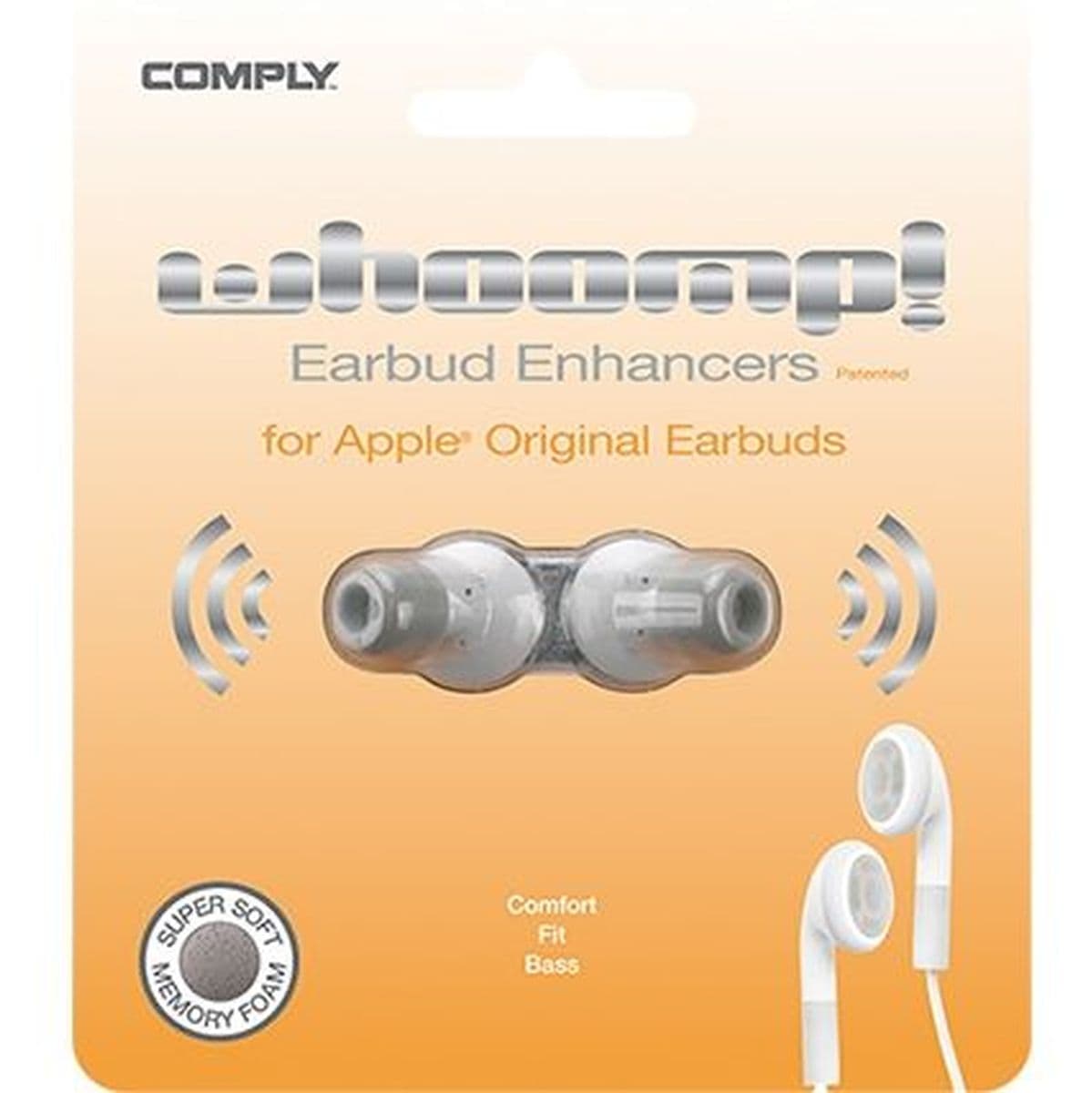 Whoomp Earbuds White Universal Size — Comply
