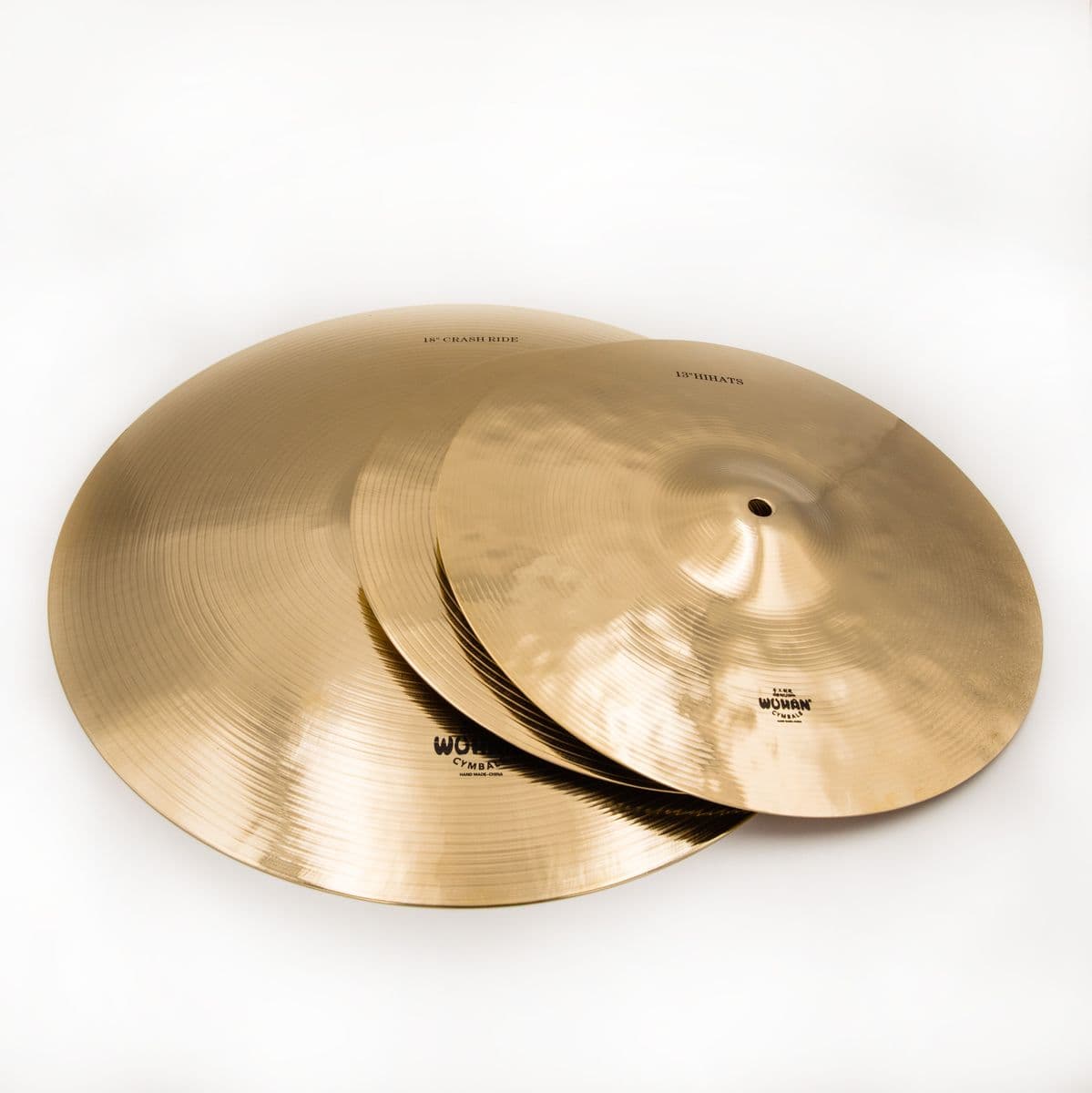 Western Series Pack Cymbal 13HH CR/Ride 18 — WUHAN