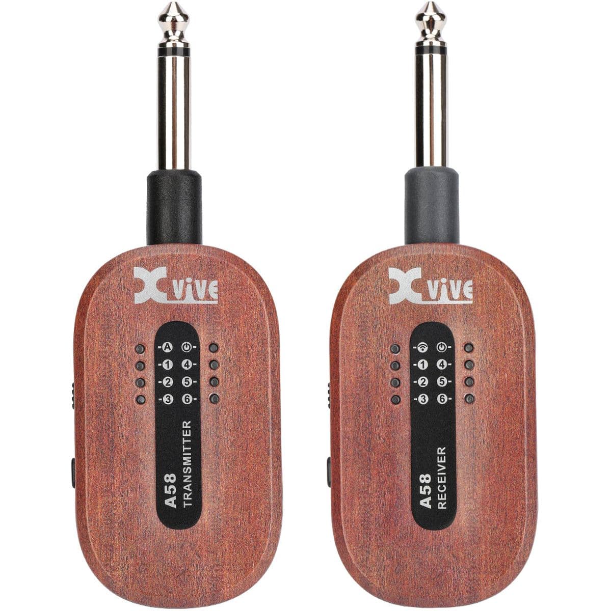 A58 - 5.8GHz Wireless Guitar System Wcase - Mahogany — Xvive