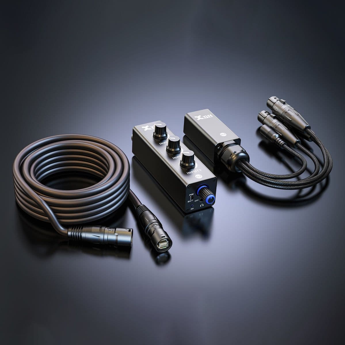 Portable 3-Channel Personal Mixer — Xvive