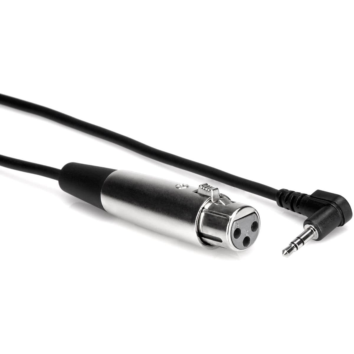 XVS-101F Camc.mic.cable XLR3F To R-Angle 3.5mm TRS 1FT — Hosa