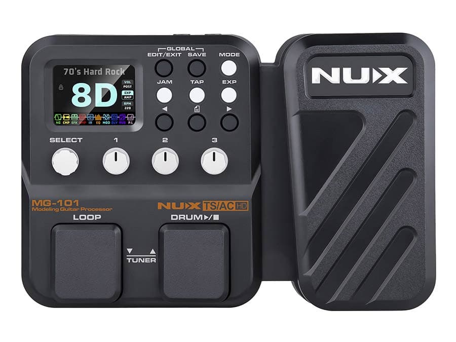MG-101 Multi-Effects digitaal multi-effectpedaal — NUX