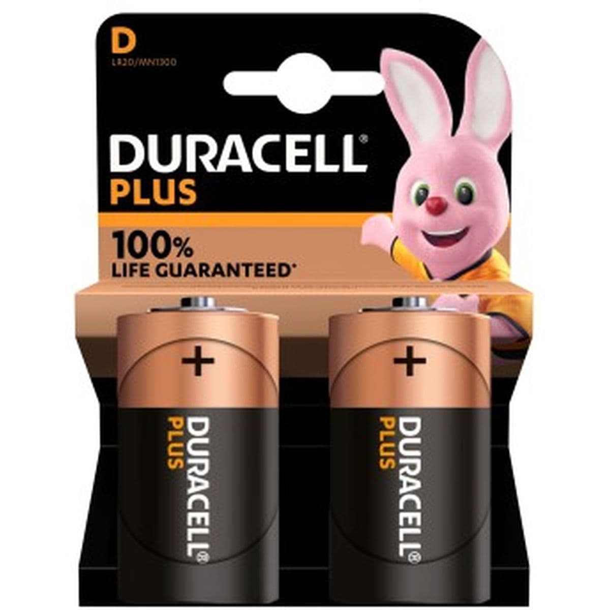 Alkaline Battery D 2 Pack — Duracell
