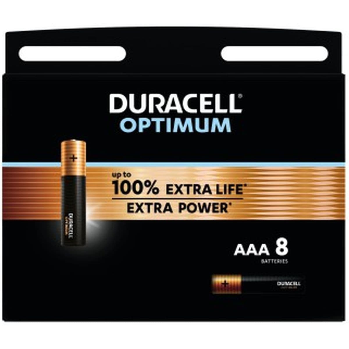 Alkaline Optimum Battery AAA 8 Pack — Duracell