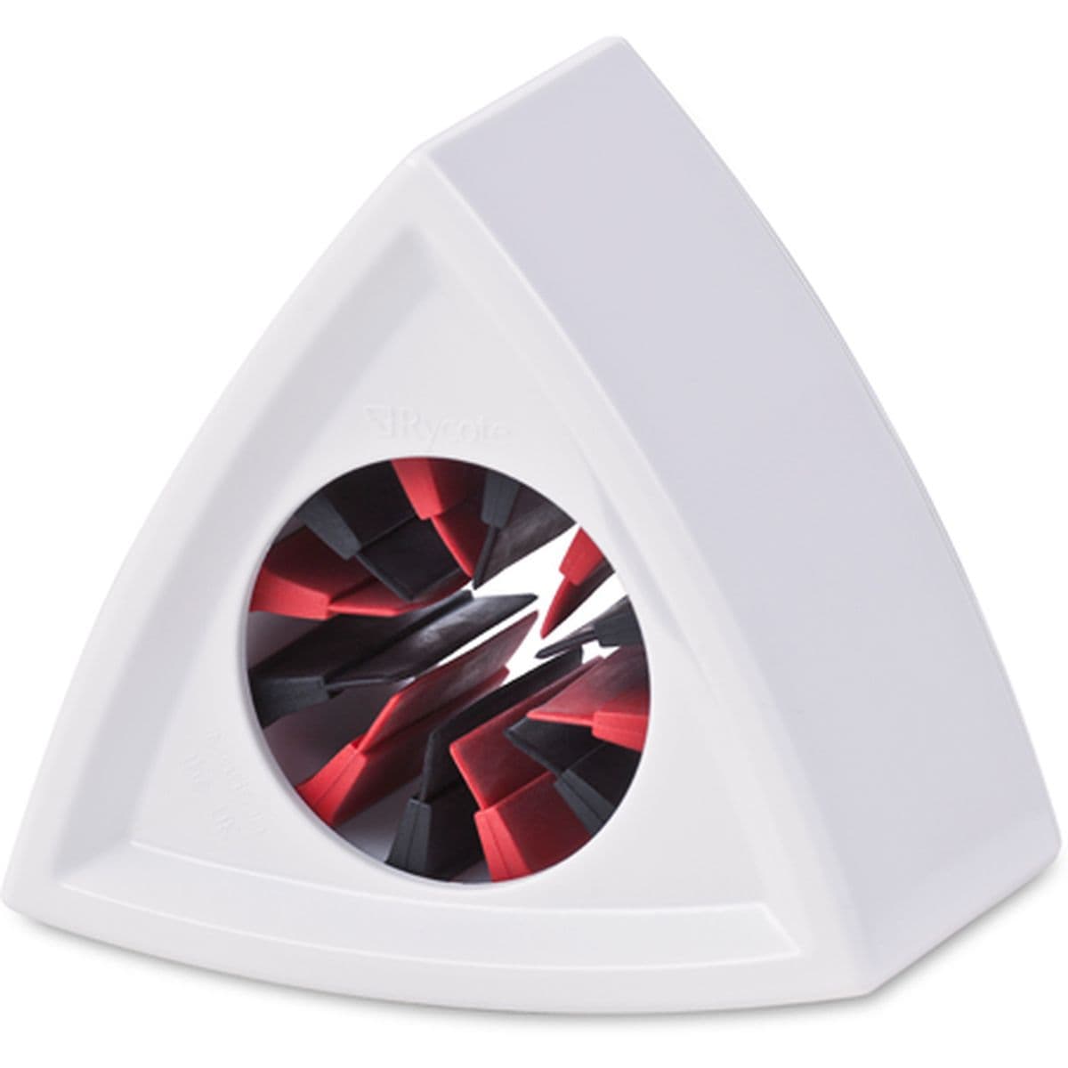 Single Triangular White Mic Flag — Rycote