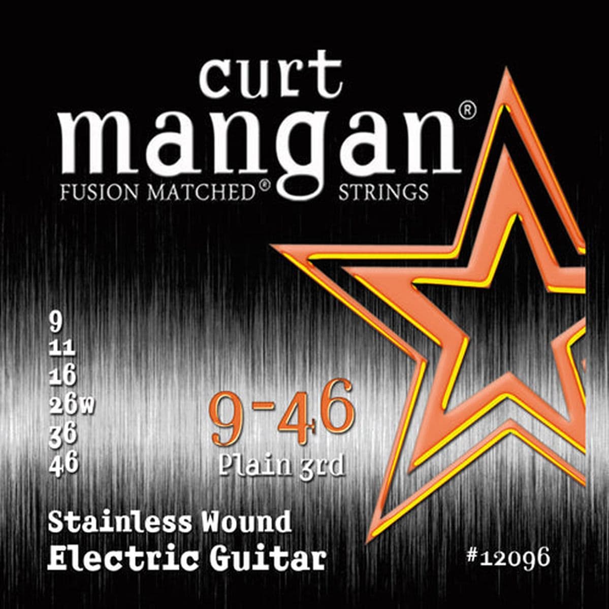 Guitar Stainless Steel 12096 9-46 Set — Curt Mangan