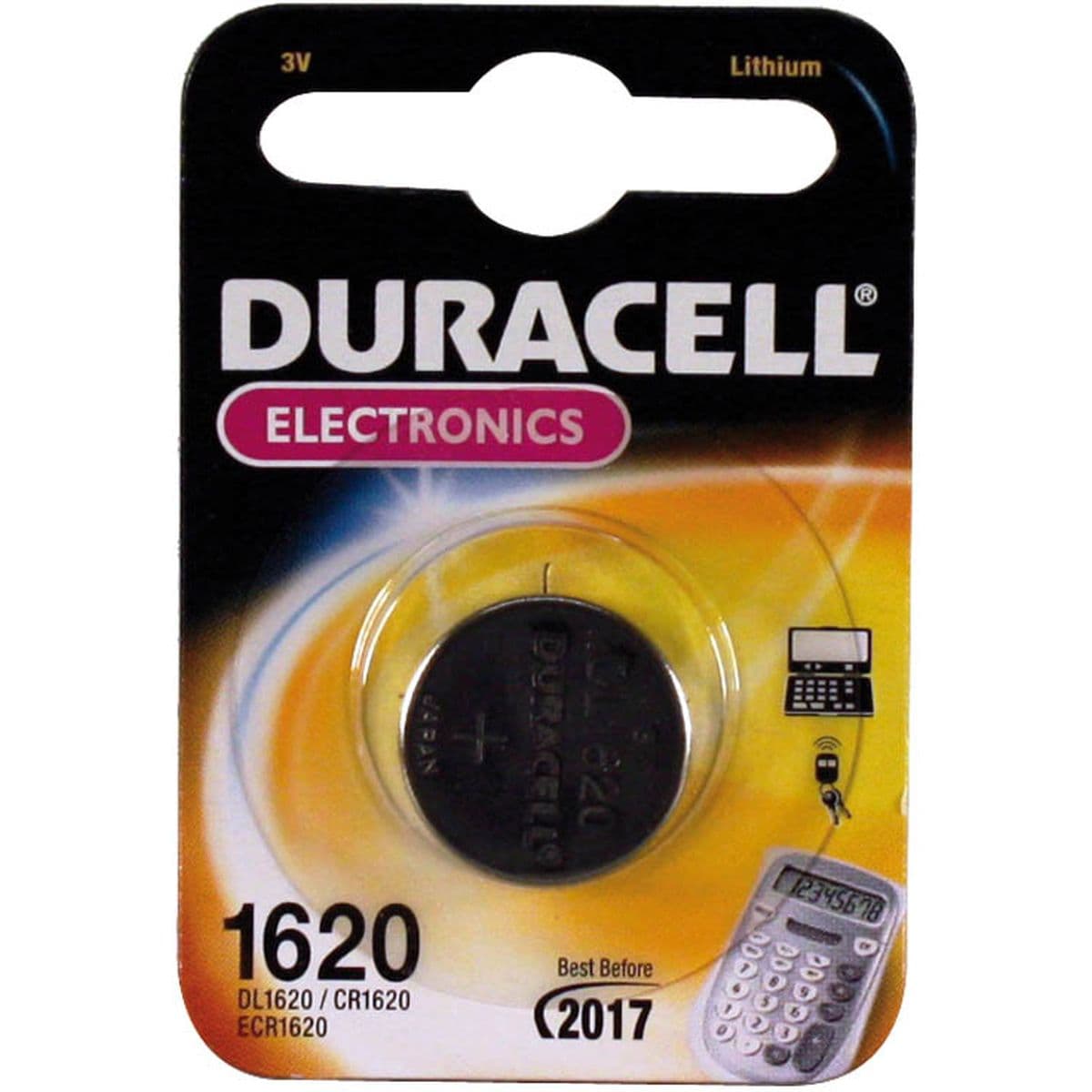 Battery Lithium 3 V CR1620 — Duracell