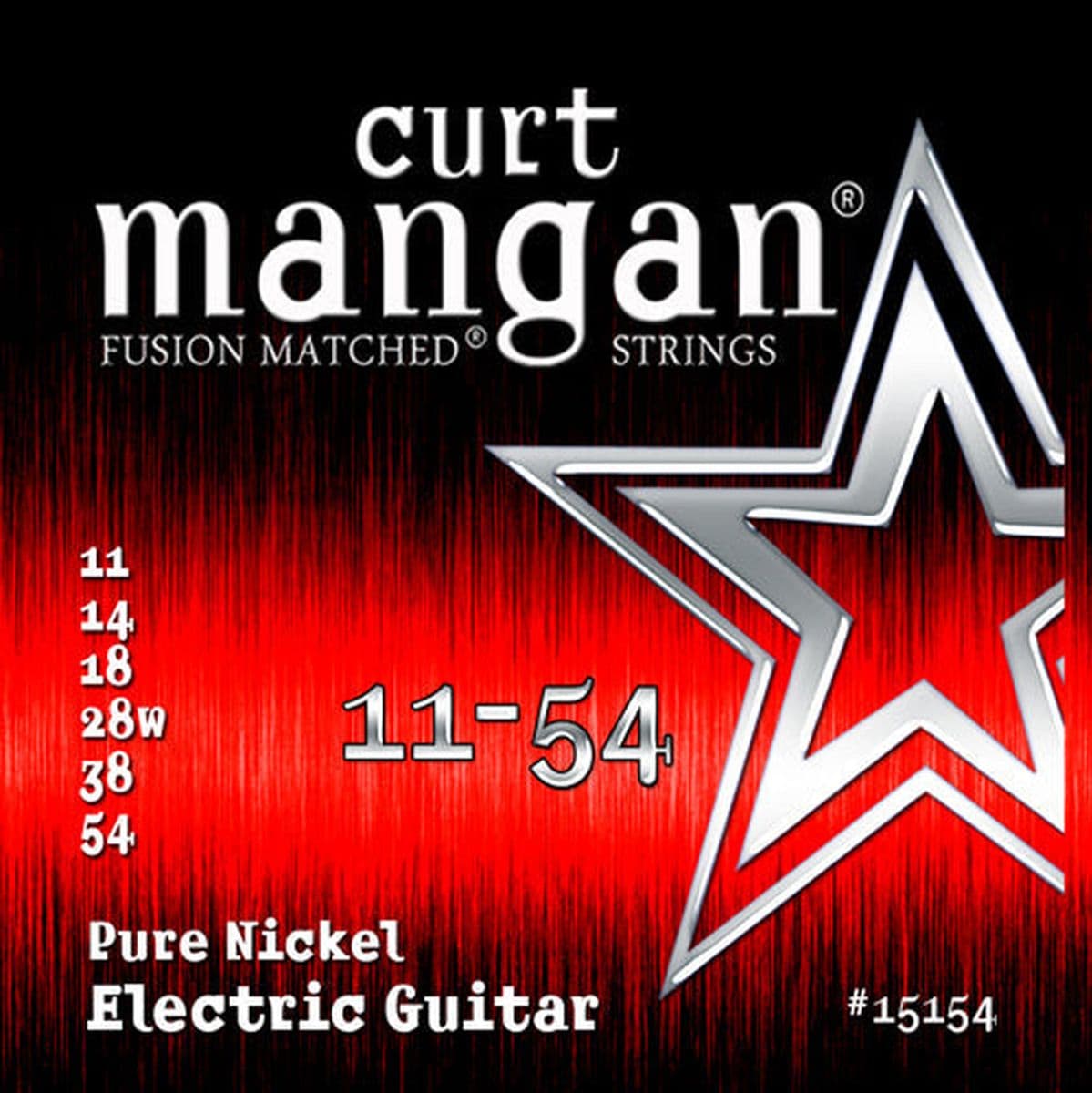 Guitar Pure Nickel 15154 11-54 Set — Curt Mangan