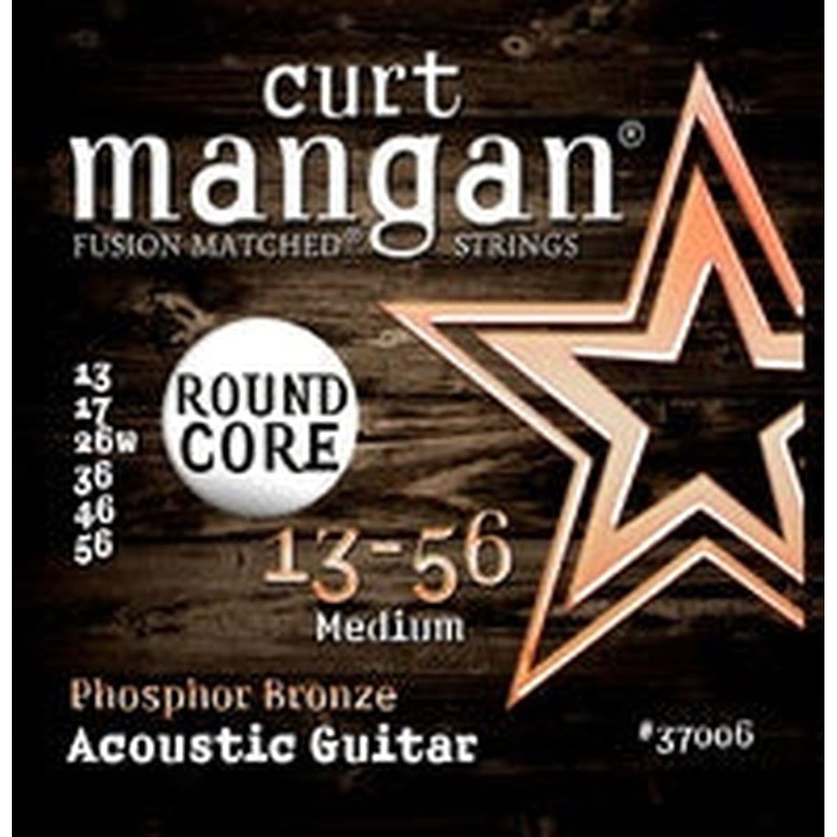 Guitar Phosphor Bronze Set 37006 13-56 Round Core — Curt Mangan