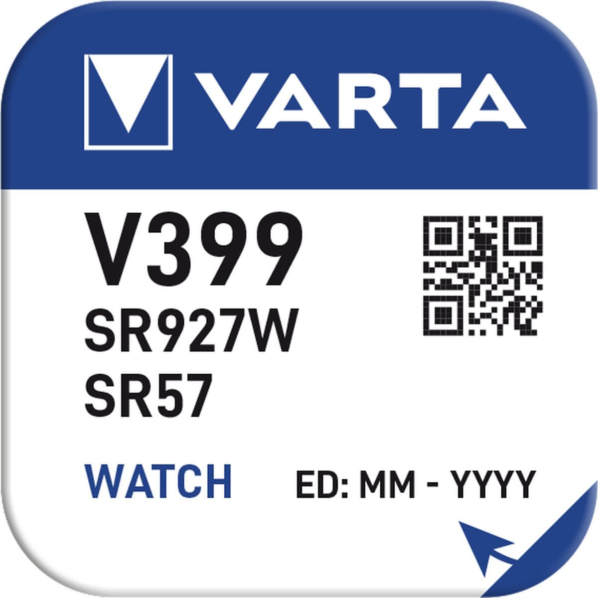 Watch V399 Silver Blister 1 (10 Blisters Per Box) — Varta