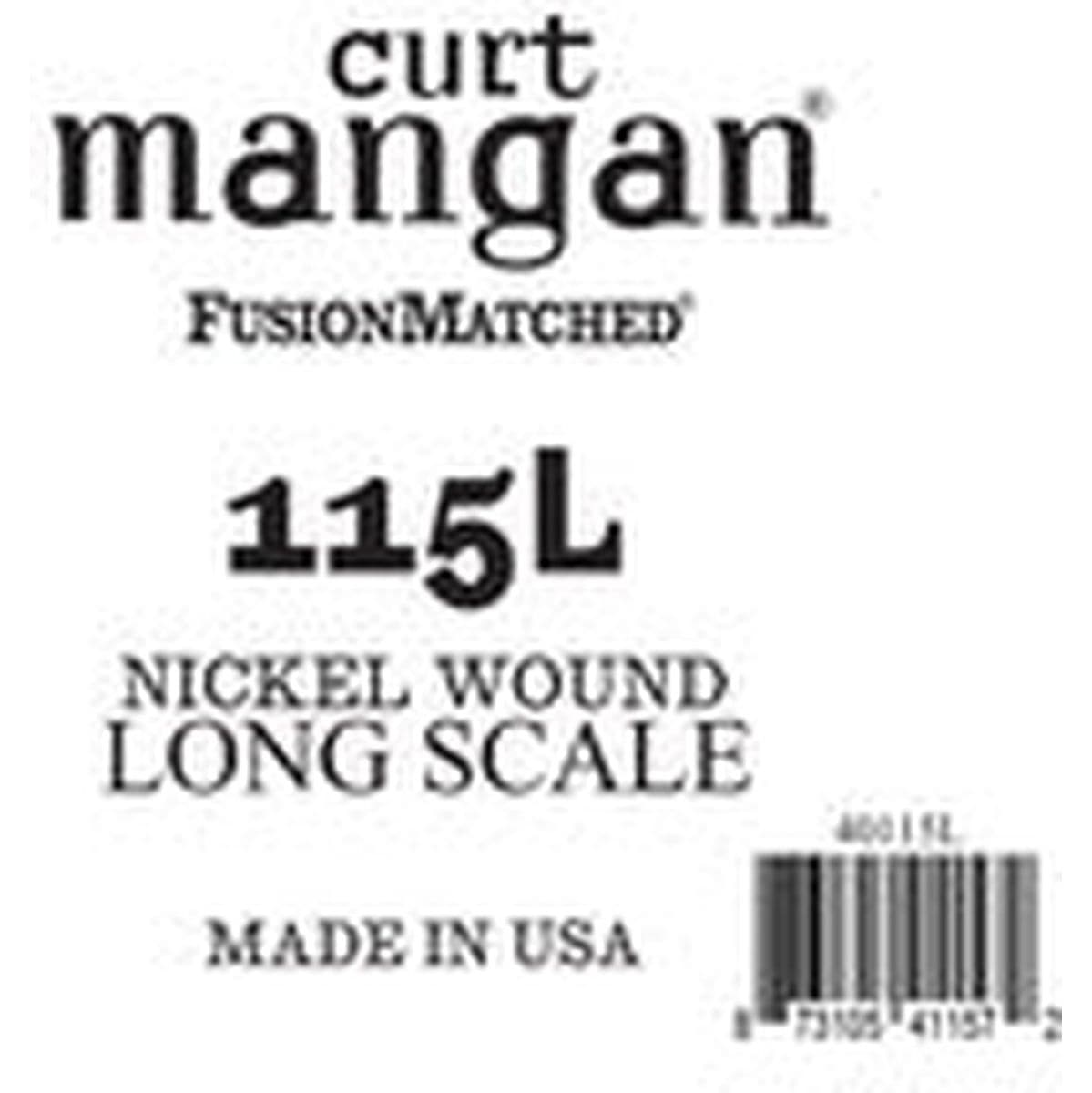 Nickel Wound Bass 40115l 115 Extra Long — Curt Mangan