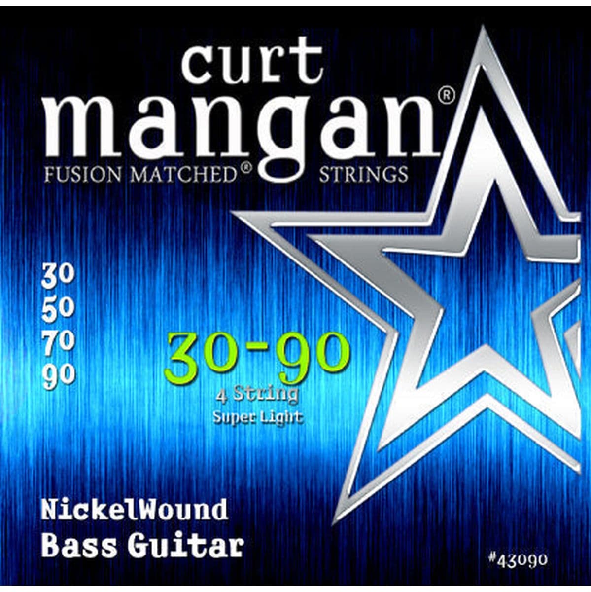 Nickel Wound Bass 43090 30-90 — Curt Mangan