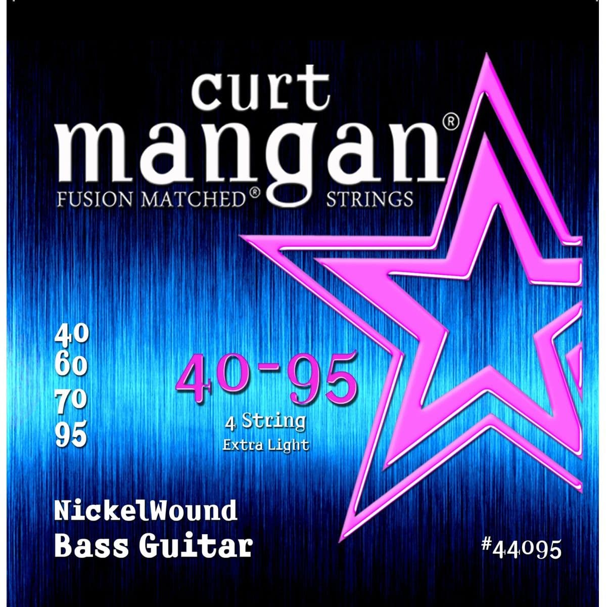 Nickel Wound Bass 44095 40-95 Extra Light Set — Curt Mangan