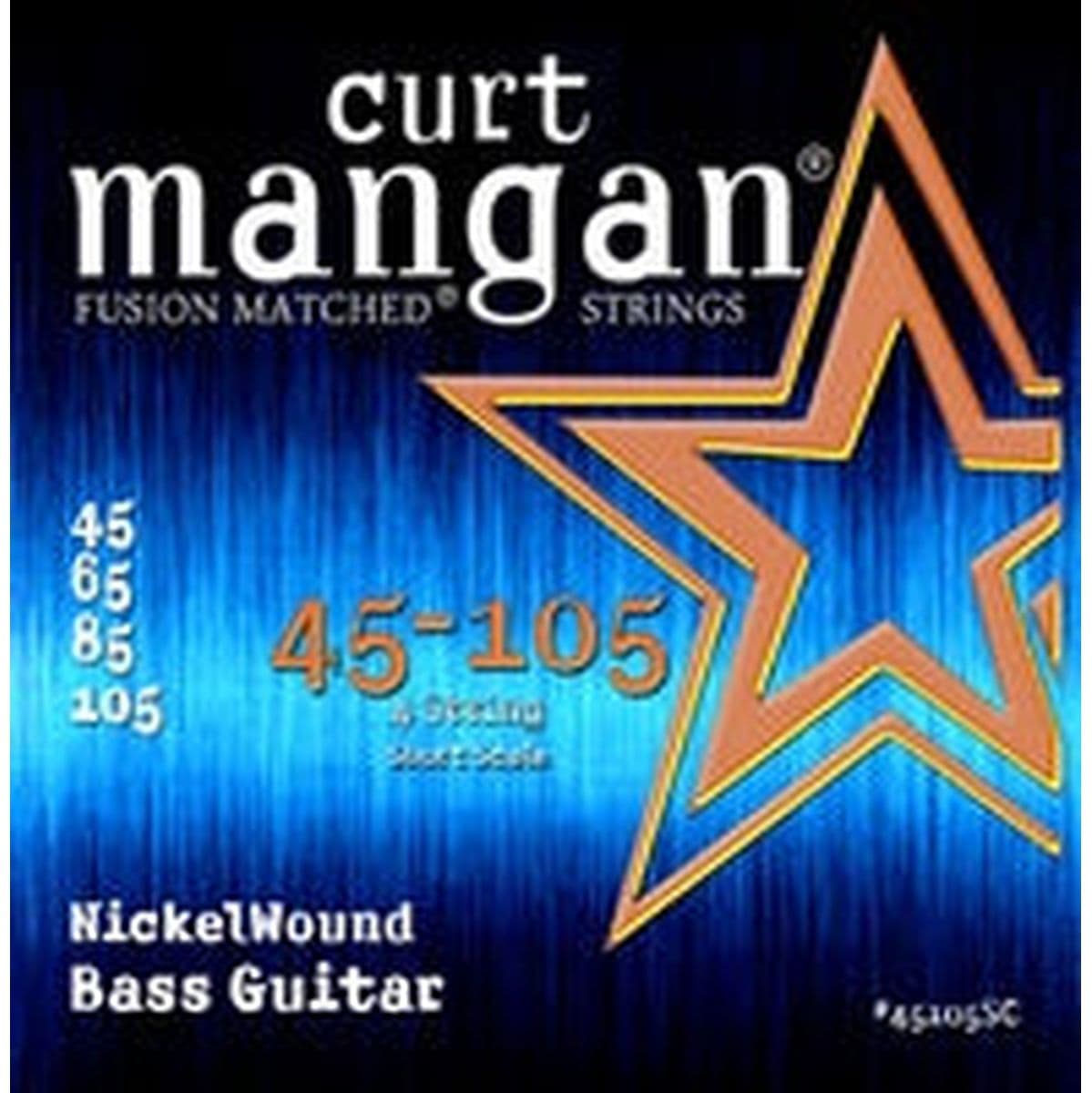 Nickel Wound Bass 45105SC 45-105 Short Scale — Curt Mangan