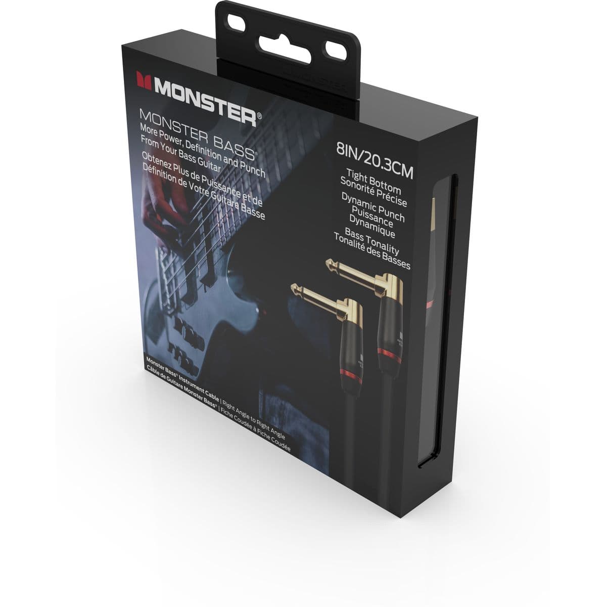 Bass Instrument 8 IN/20cm Right Angle To - Monster Bass — Monster Cable