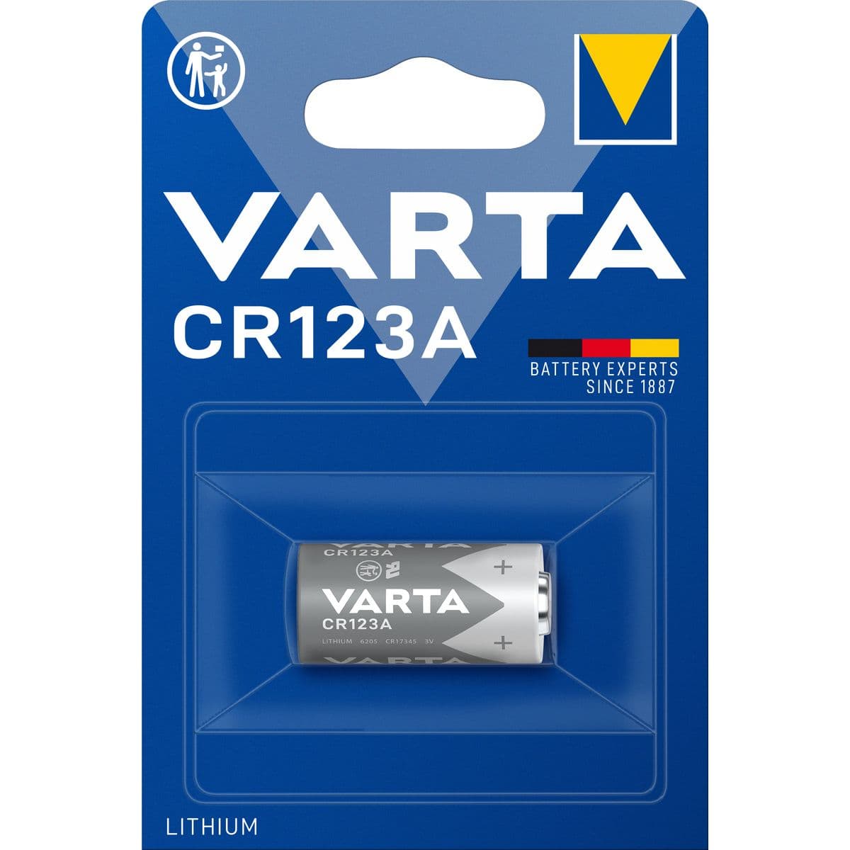 CR123A 3V NR 6205 — Varta