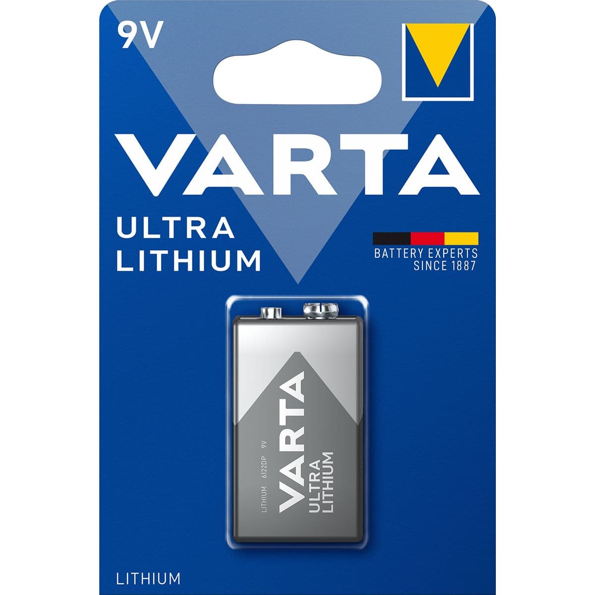 Lith 9 Volt NR 6122 — Varta