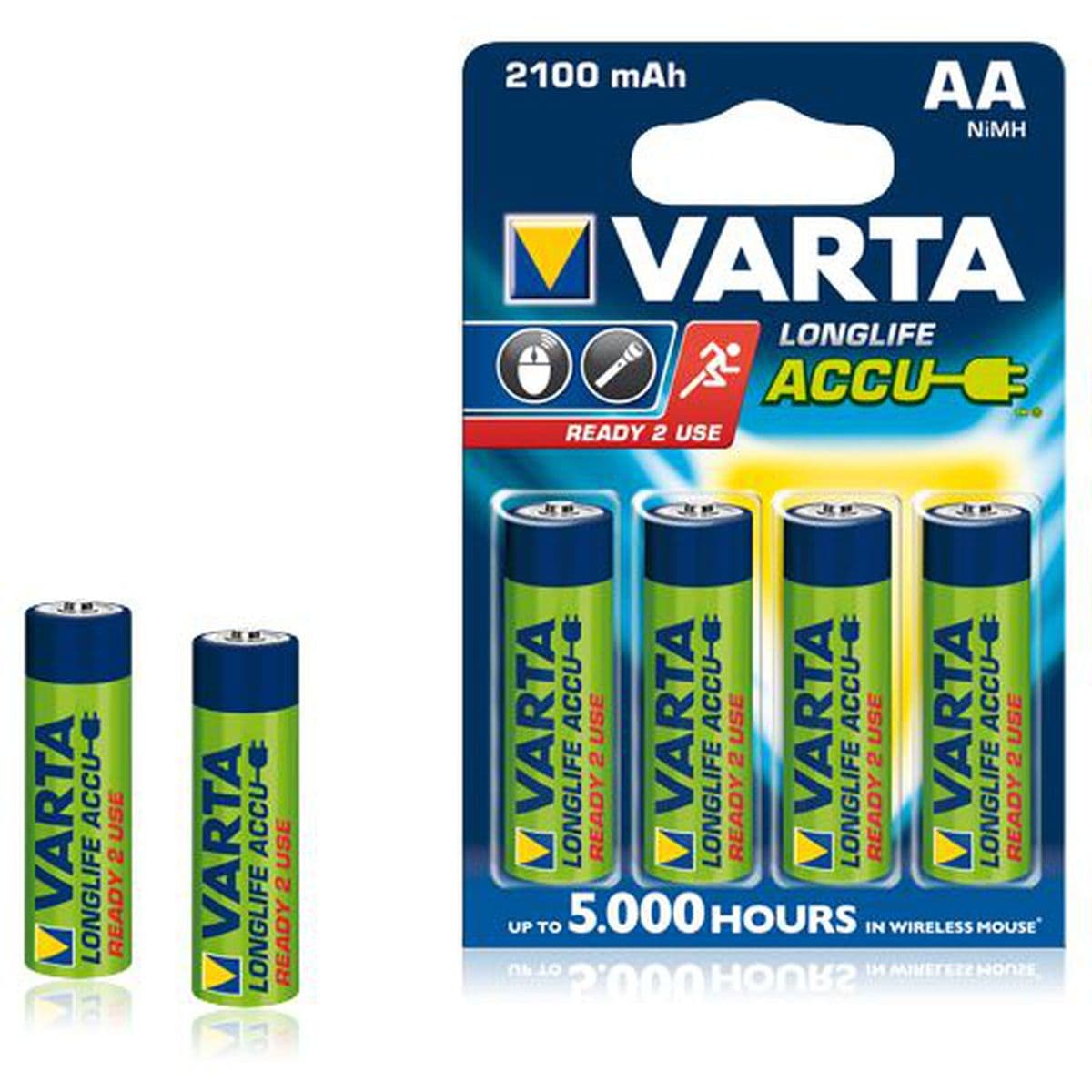 READY2 USE.2100 MA 56706 4PAK — Varta