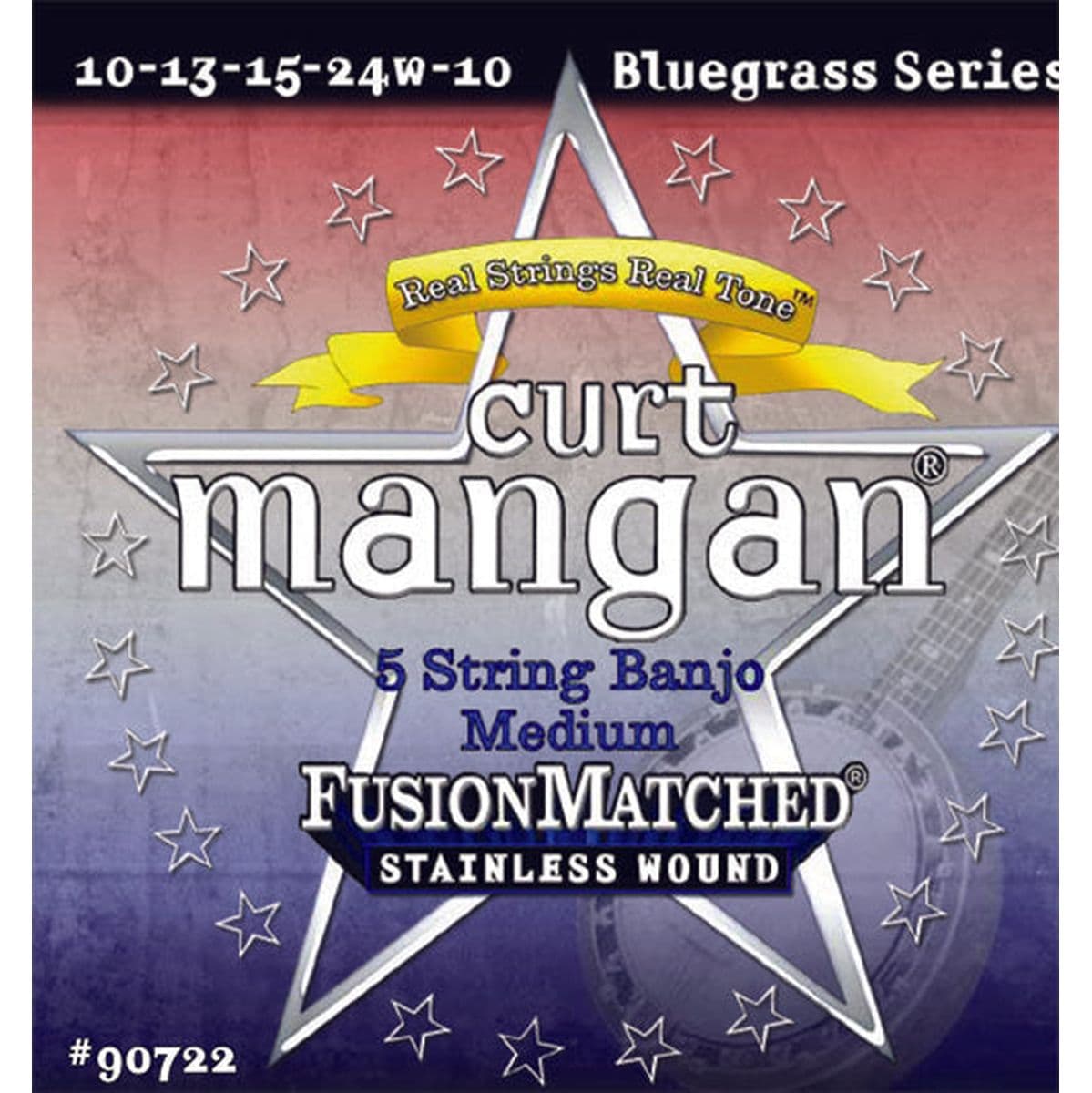 Banjo 90722 5-STRING Medium 10-24 — Curt Mangan