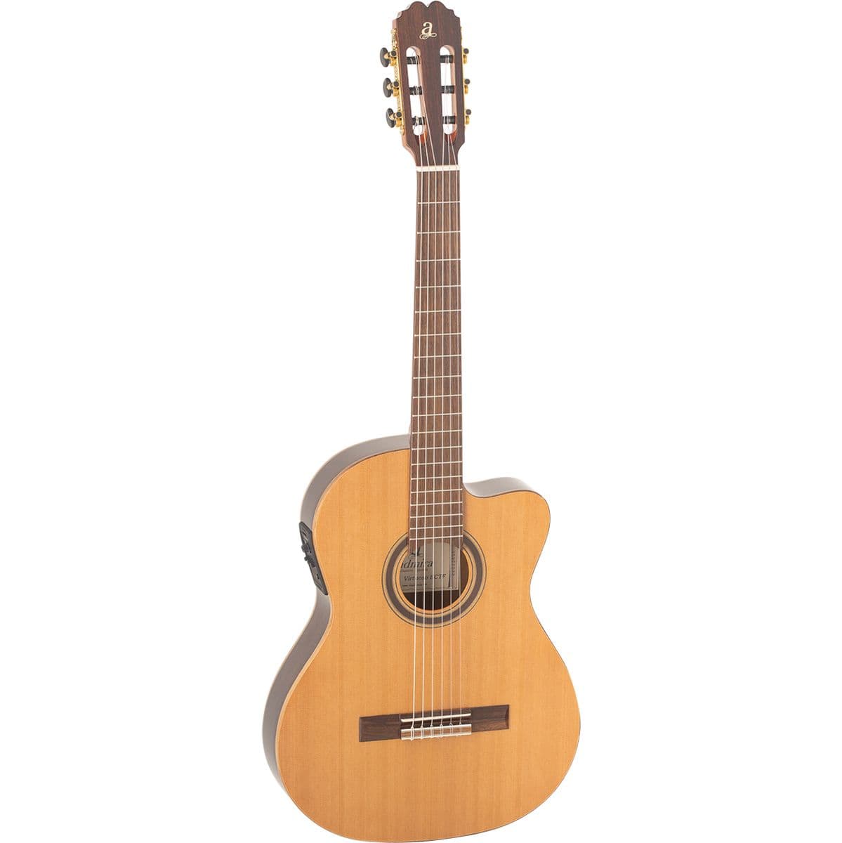 Classical Guitar Virtuoso Electric Fishman Cuerpo Estrecho Conservatory — Admira