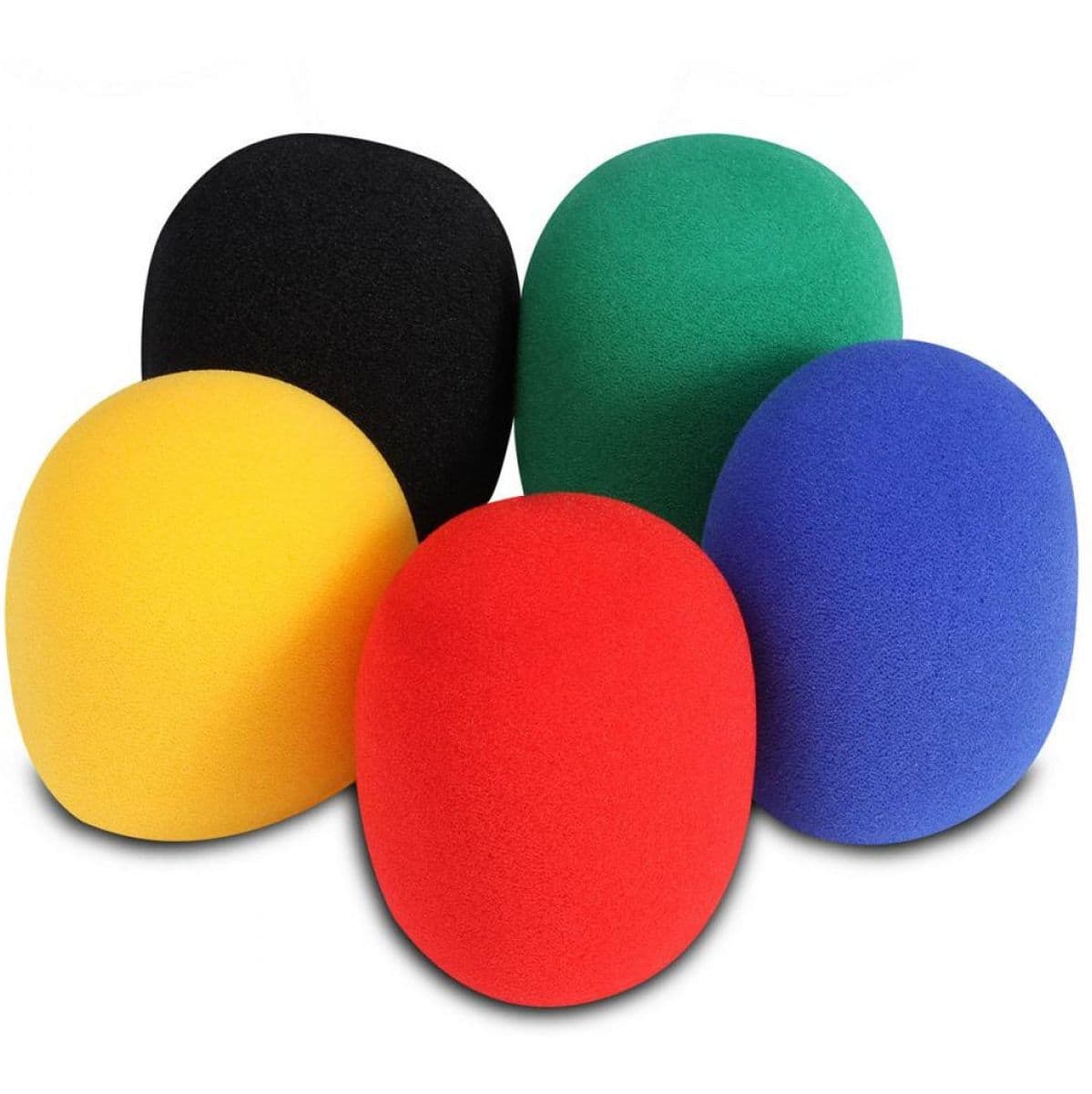 Microphone Windsreen - Mix Colour Pack Of 5 — OnStage