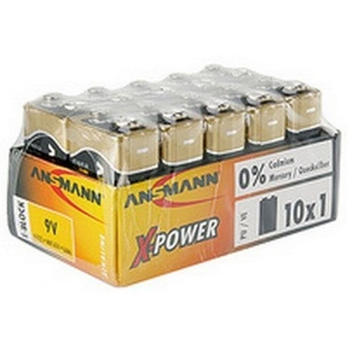 Alkaline X-Power 9V-Block 10-pcs — Ansmann
