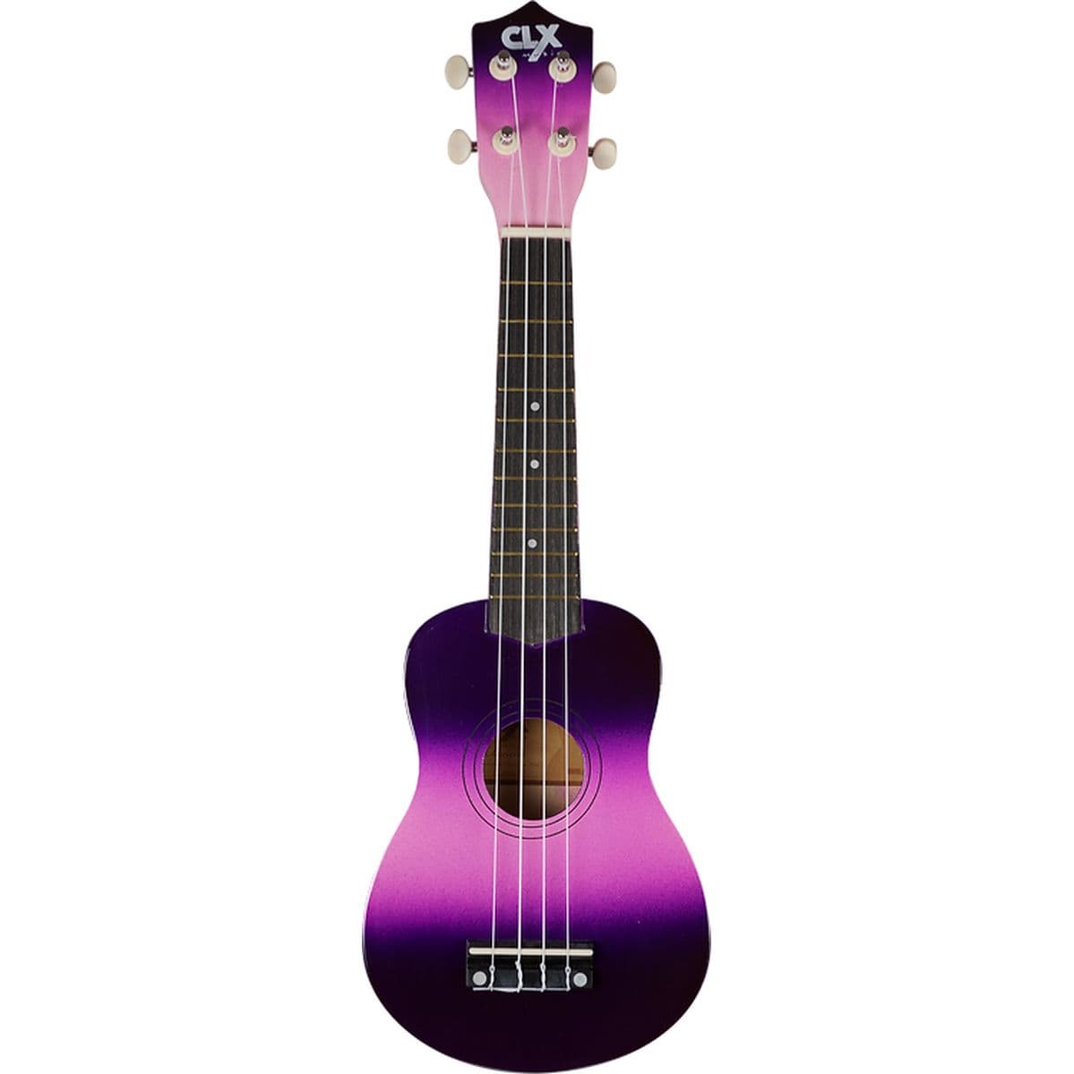 Calista 21 DC-2 Ukulele Pink + Purple Dual Colour (Soprano) — CLX