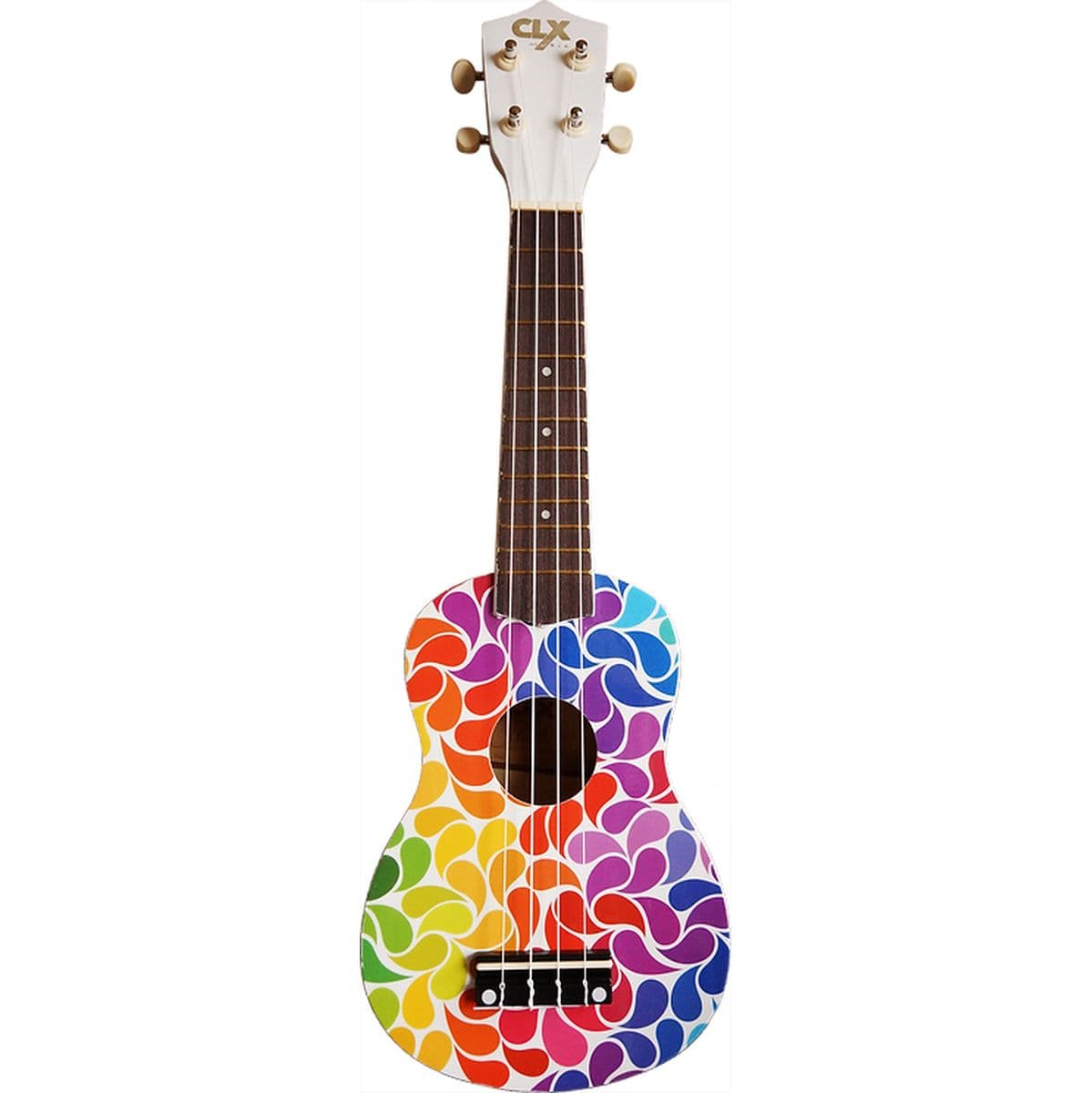 Calista 21 Rainbow Drips Ukulele Rainbow Drips (Soprano) — CLX
