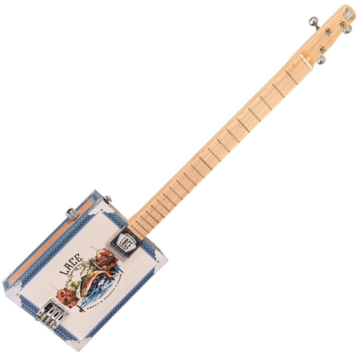 Electric Cigar Box Guitar - Gone Fishin' - 3 String — Lace
