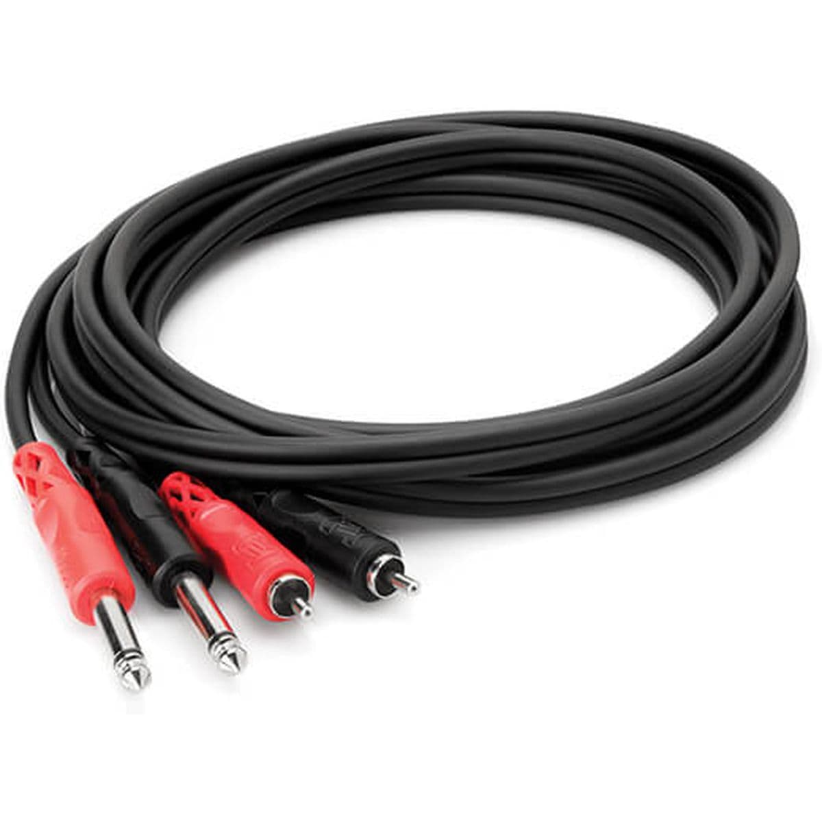 CPR-201 Stereoint.con Dual 1/4IN TS To Dual RCA 1 M — Hosa
