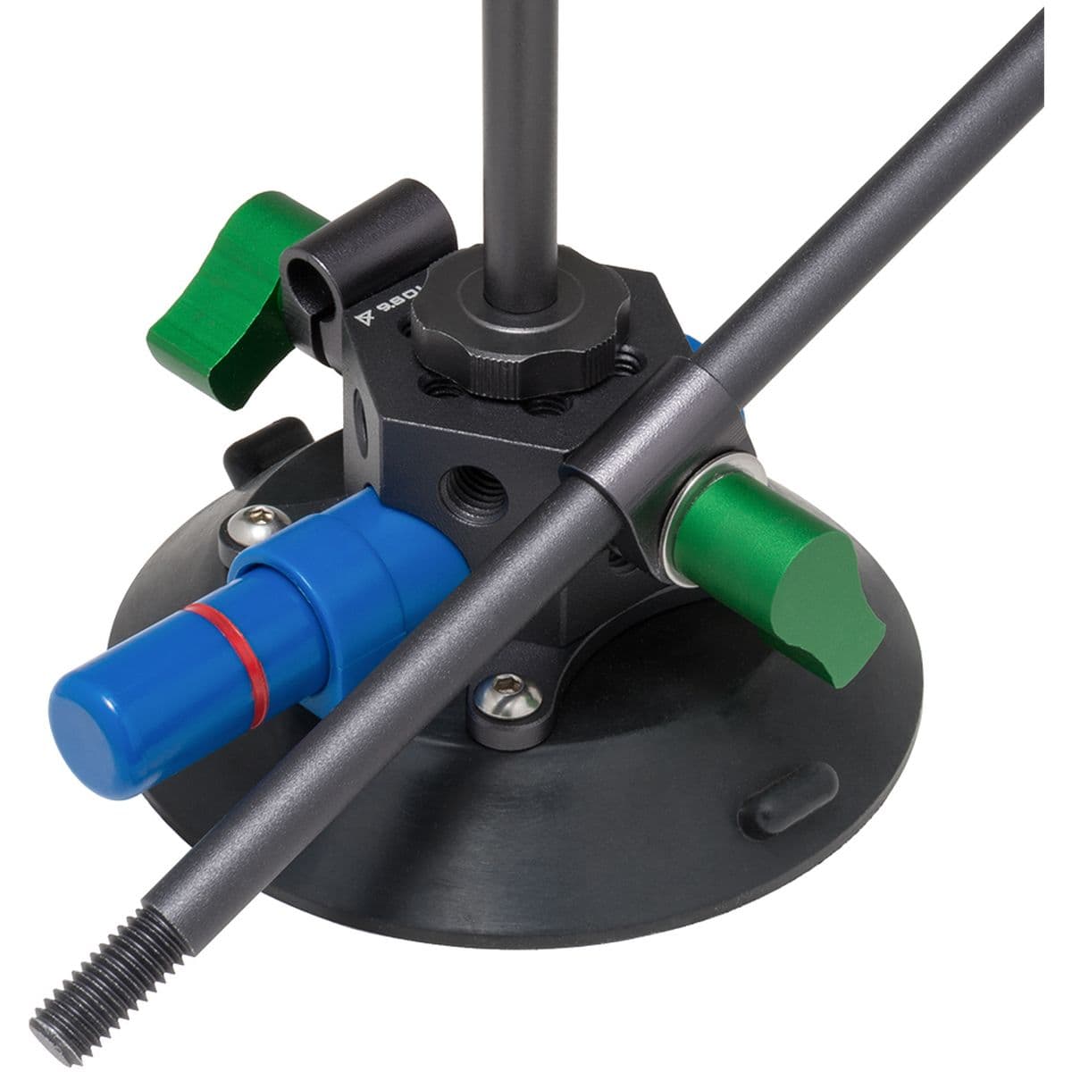 Suction Cup w/ 3/8" And 1/4" Cheeseblock — 9.Solutions