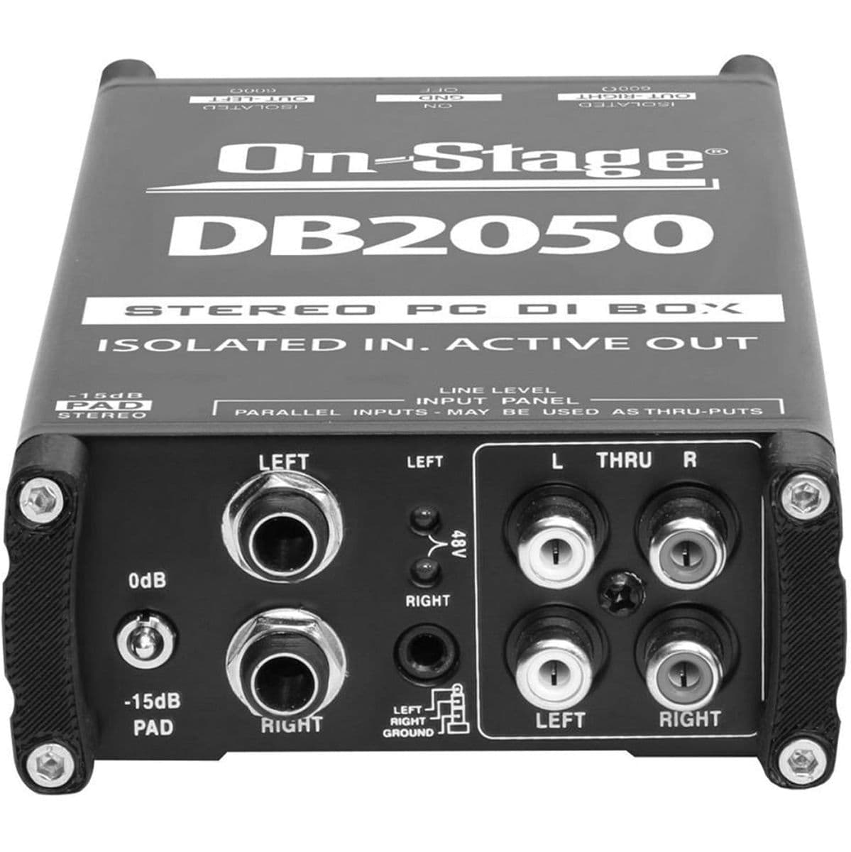 Stereo Multi Media Active DI Box — OnStage