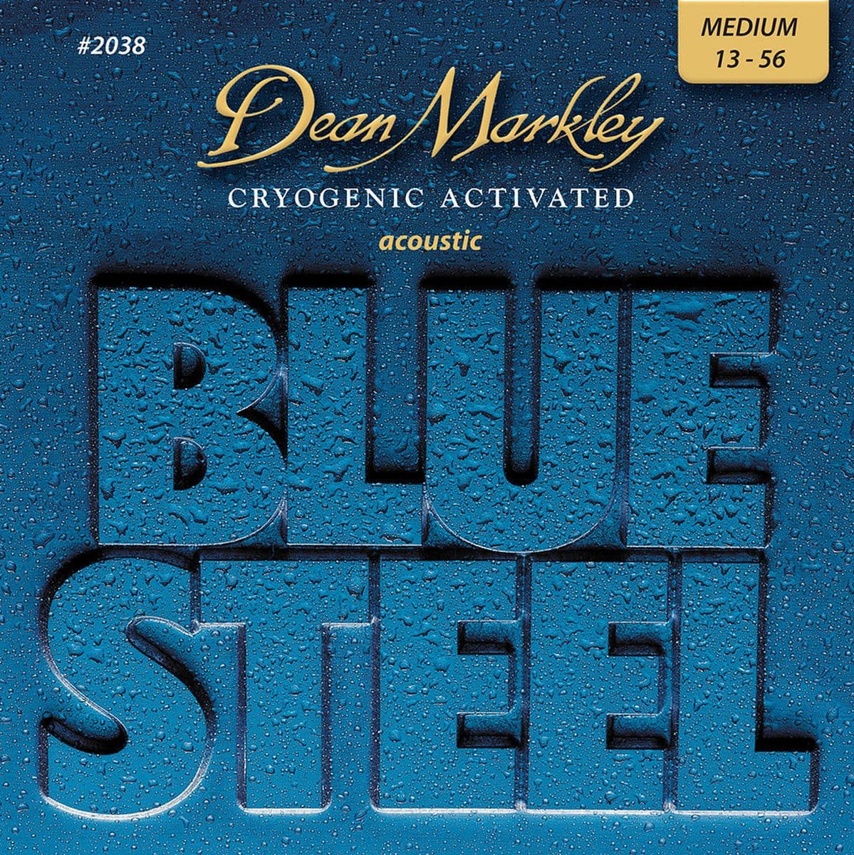 Blue Steel Acoustic Guitar Strings Medium 13-56 — Dean Markley