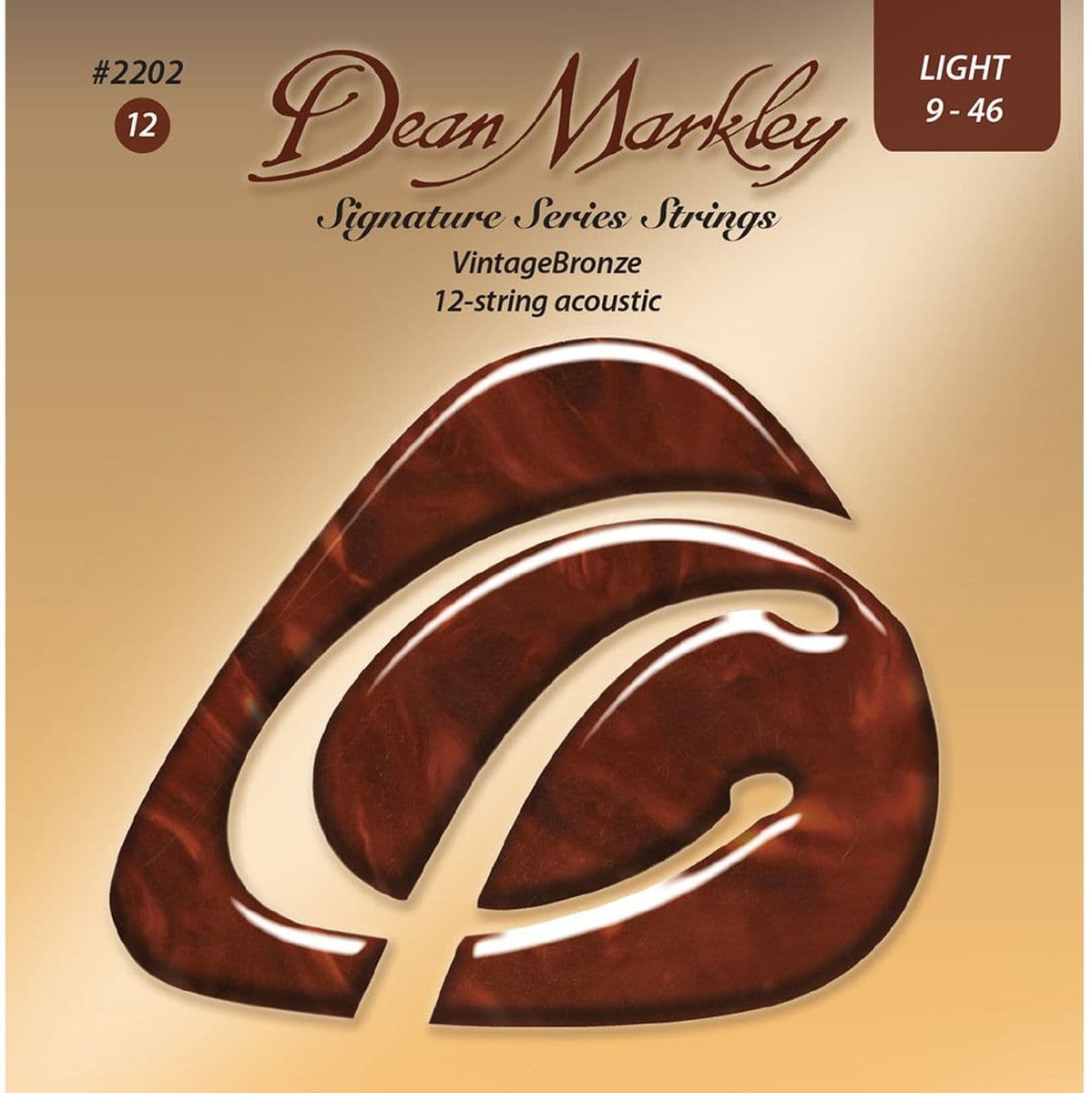 Vintage Bronze Acoustic Guitar Strings Light 12S 9-46 — Dean Markley
