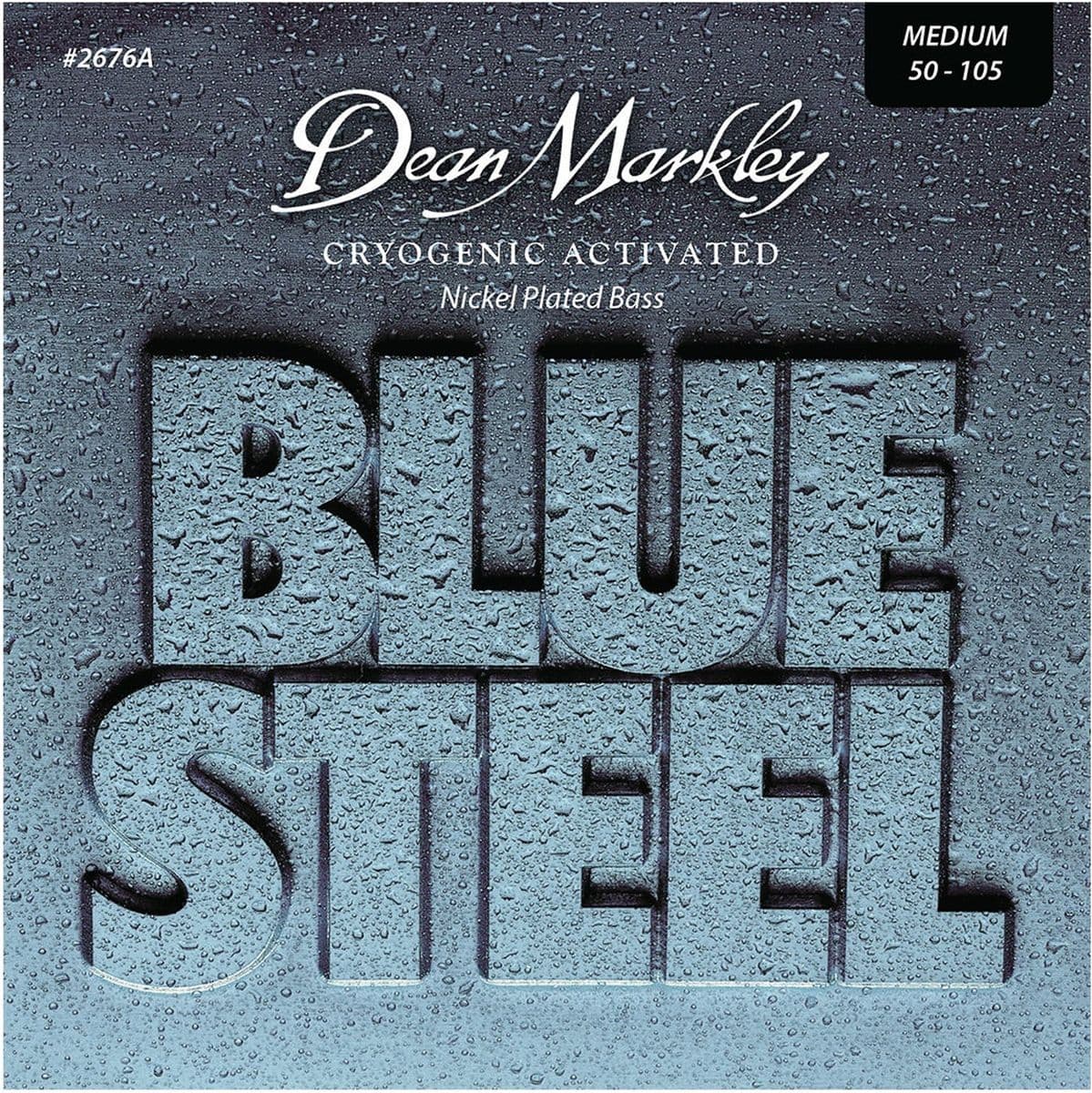Blue Steel Bass Guitar Strings NPS Medium 4STR 50-105 — Dean Markley