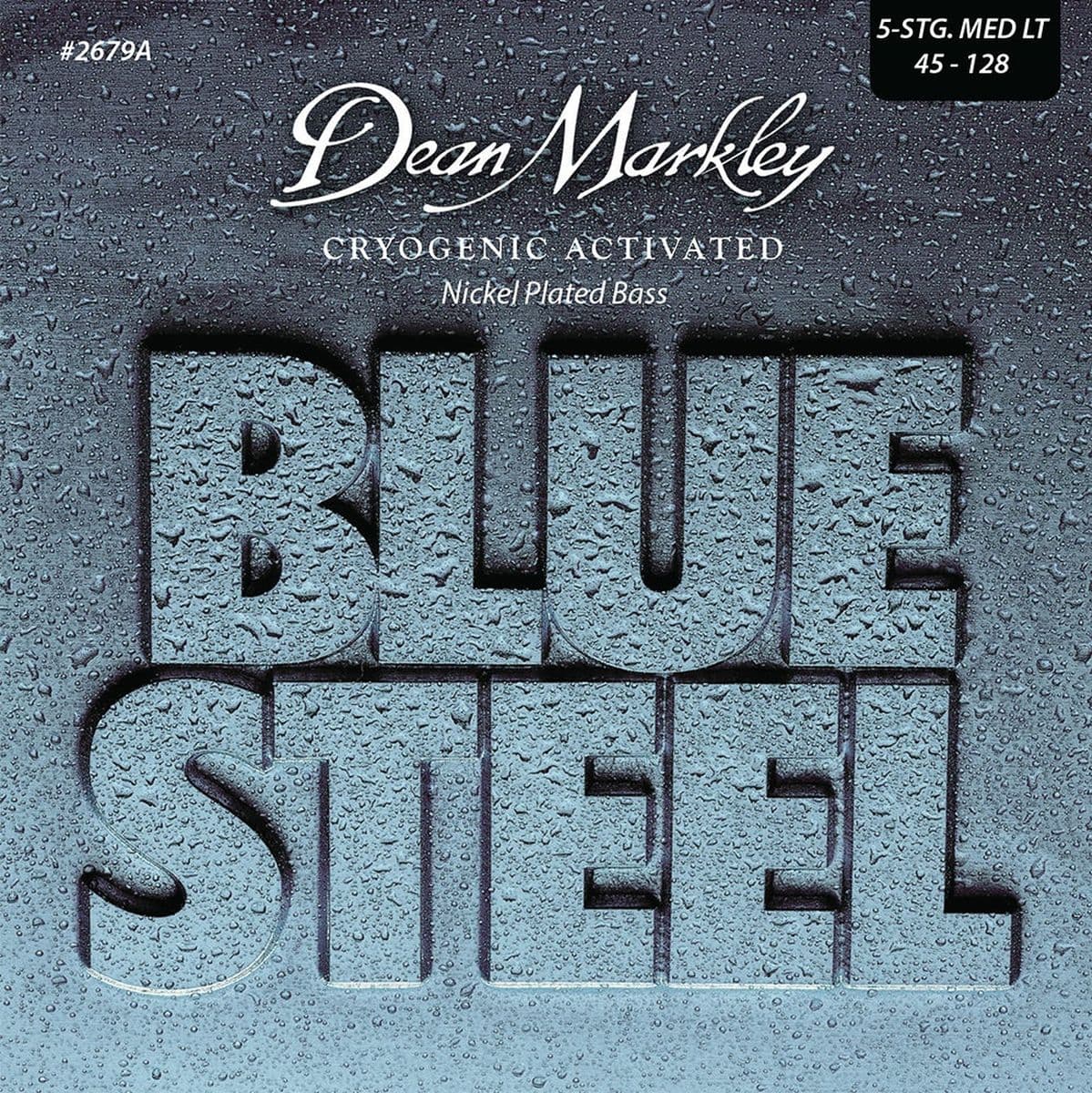 Blue Steel Bass Guitar Strings NPS Mlight 5STR 45-128 — Dean Markley
