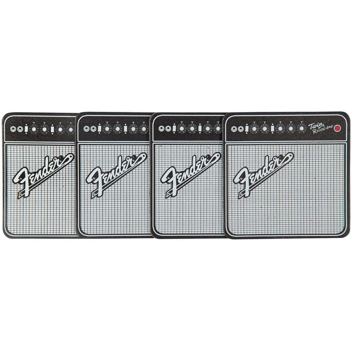 Leather Coasters Direct To Leather Fender Amps 4 Pk — Perris