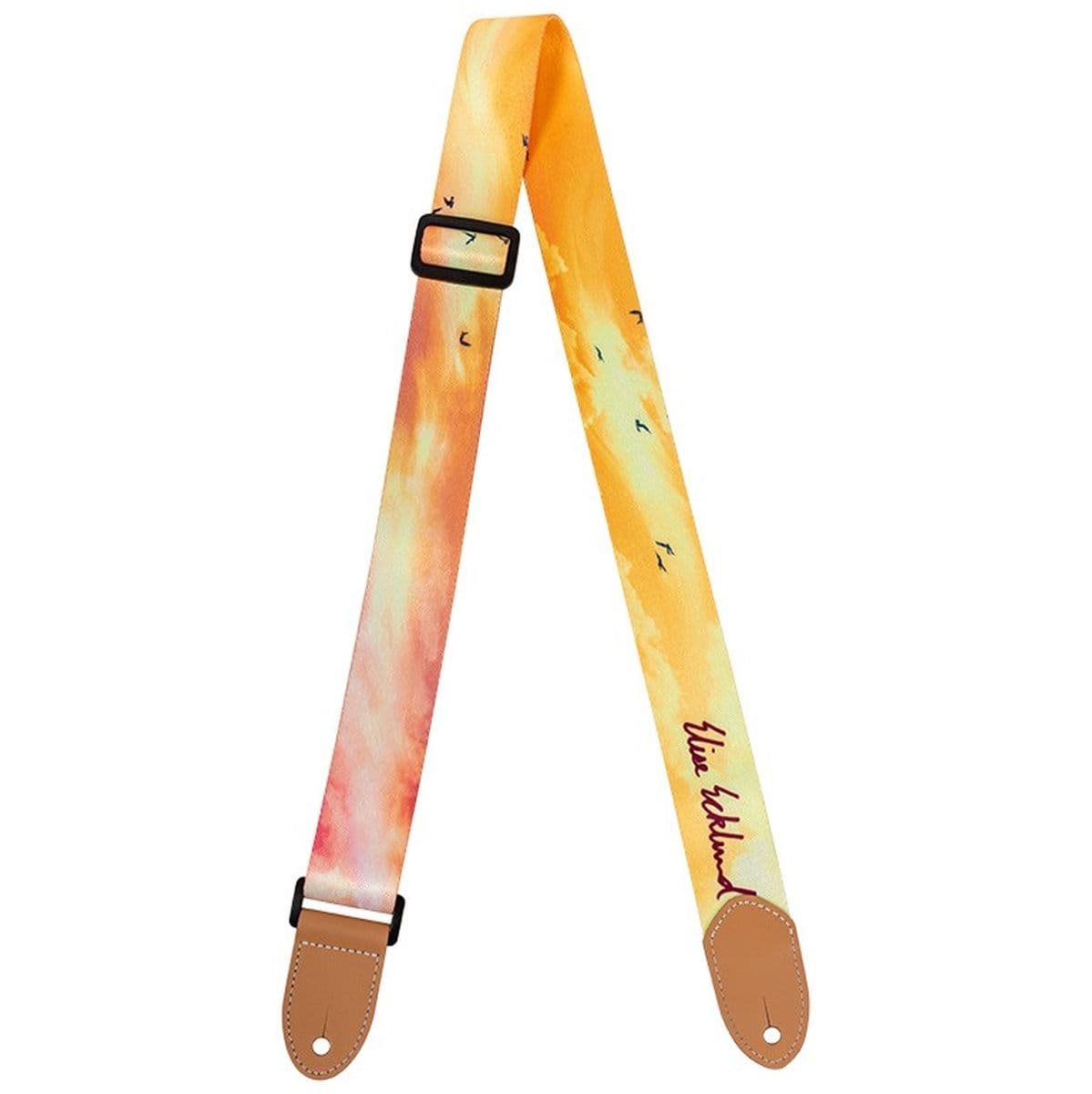 S35 Sunset Elise Ecklund Sign Poly/Leather-Strap Swirl — Flight Ukuleles