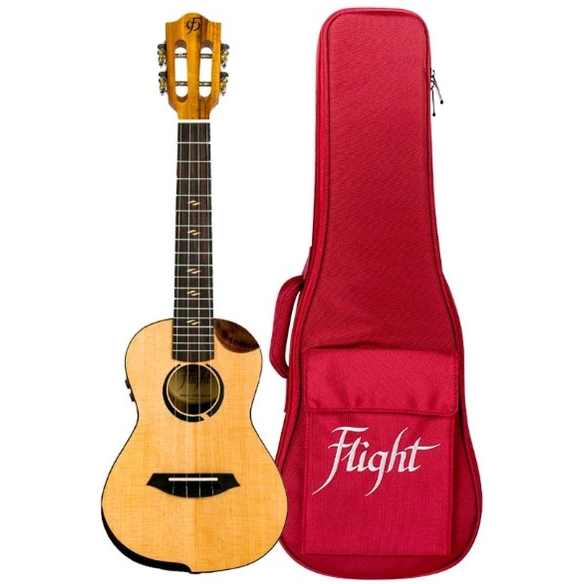 Victoria Concert Soundwave EL-AC Solid Top SPR/AC Conc Uke — Flight Ukuleles