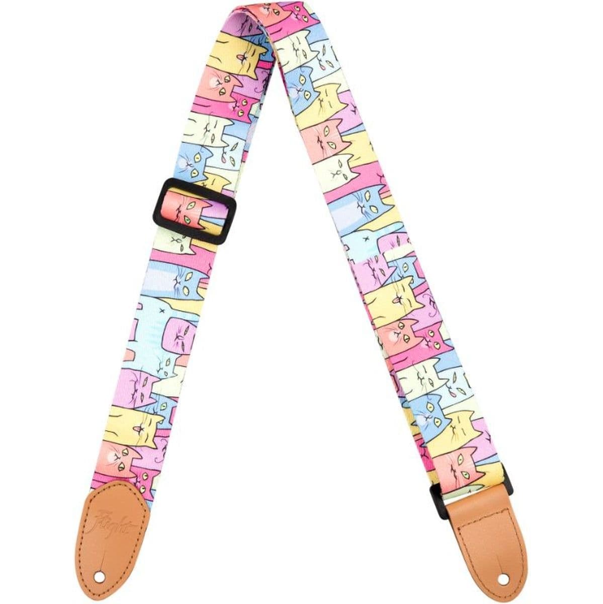 S35 Kitty Uke Poly/Leather-Strap Kitty — Flight Ukuleles