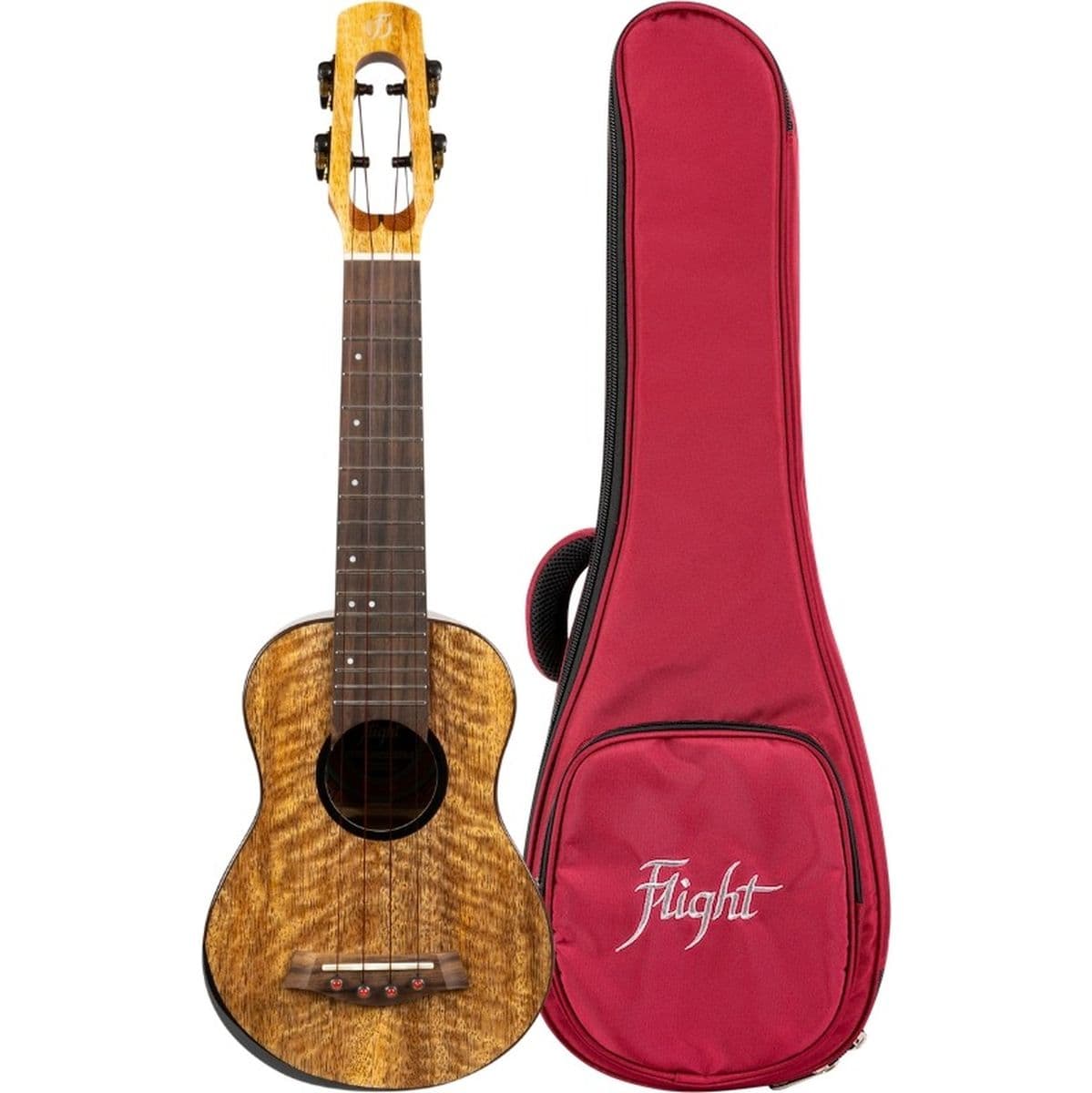 Fireball Soprano EQ-A EL-AC Solid Mango Soprano Uke — Flight Ukuleles