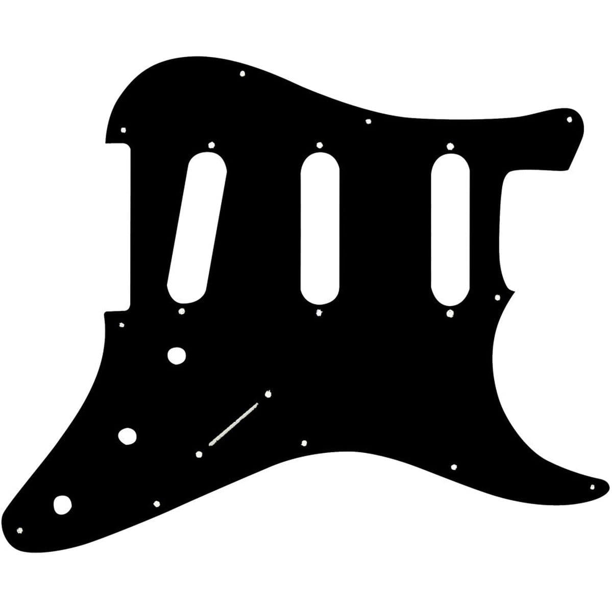ST Scratchplate-Black — Guitar Tech