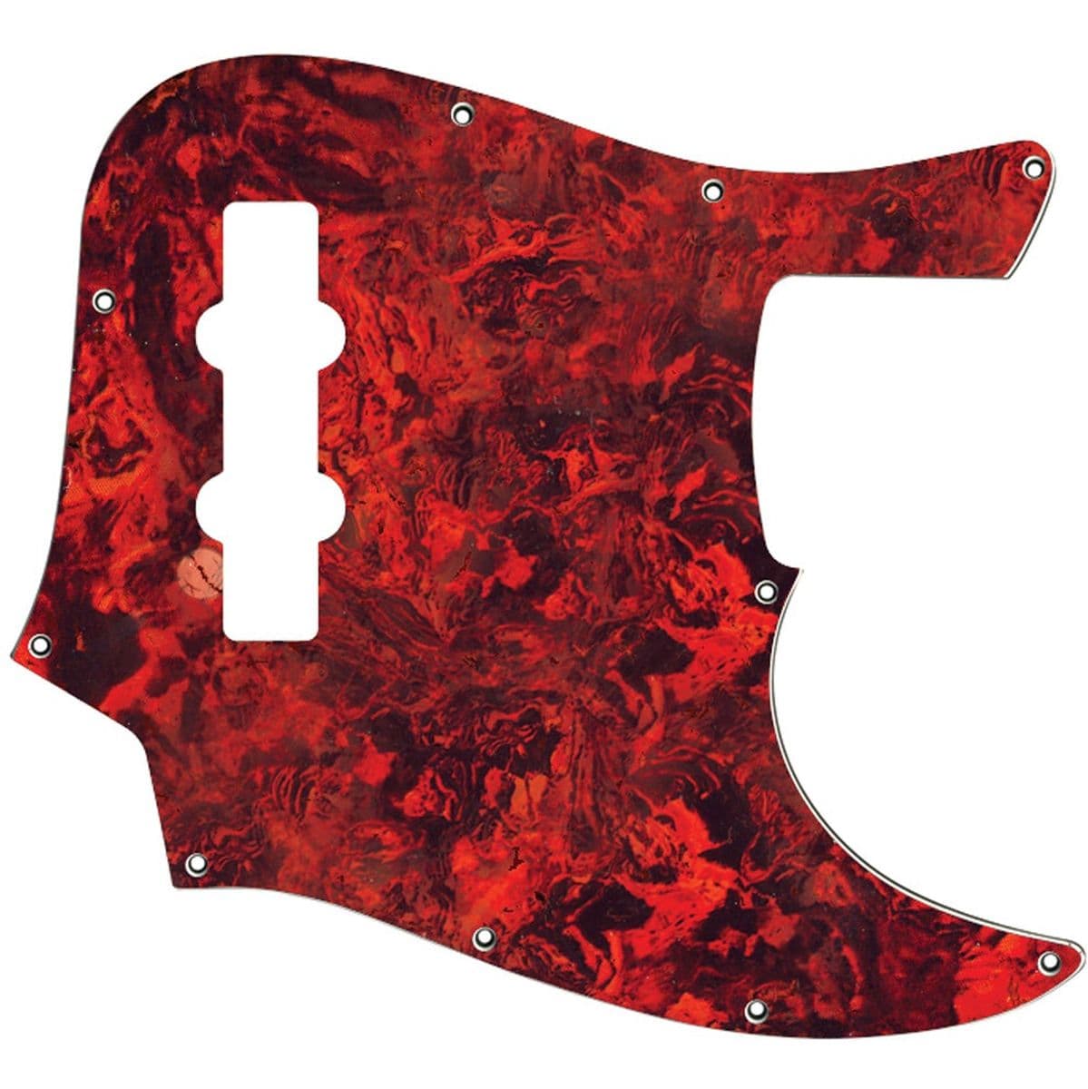 Jazz Bass Scratchplate-Tortoiseshell — Guitar Tech