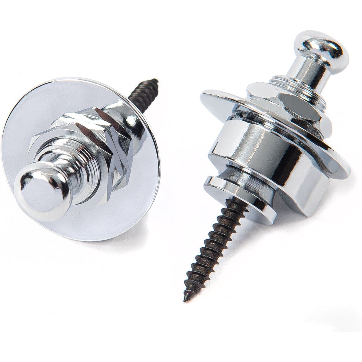 G.T Straplocks-Chrome-PACK2 — Guitar Tech