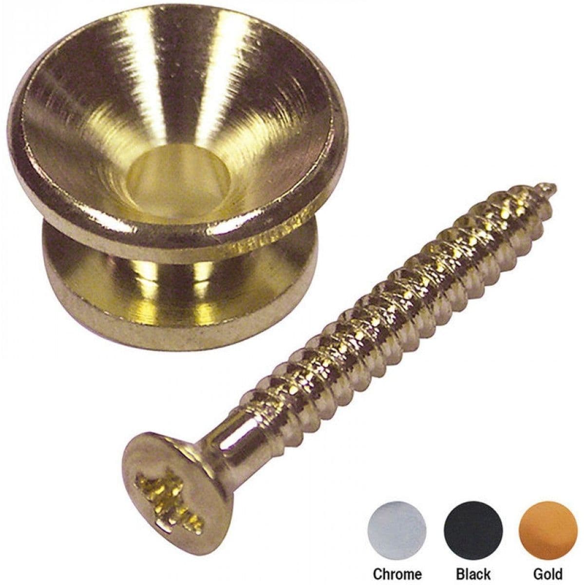 Endpins-Gold w/ Screw-SET24 — Guitar Tech