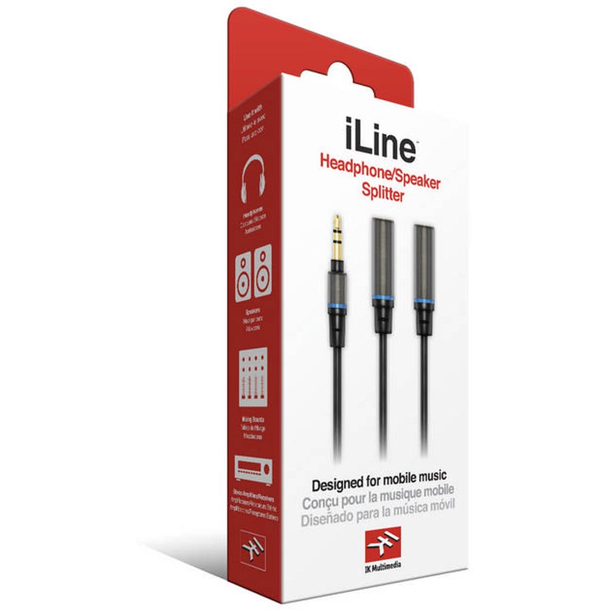 iLine - Headphone Stereo Splitter — IK Multimedia