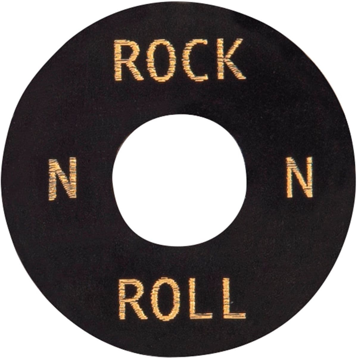 Poker Chip In Aged Black - Rock - Roll — Joe Doe