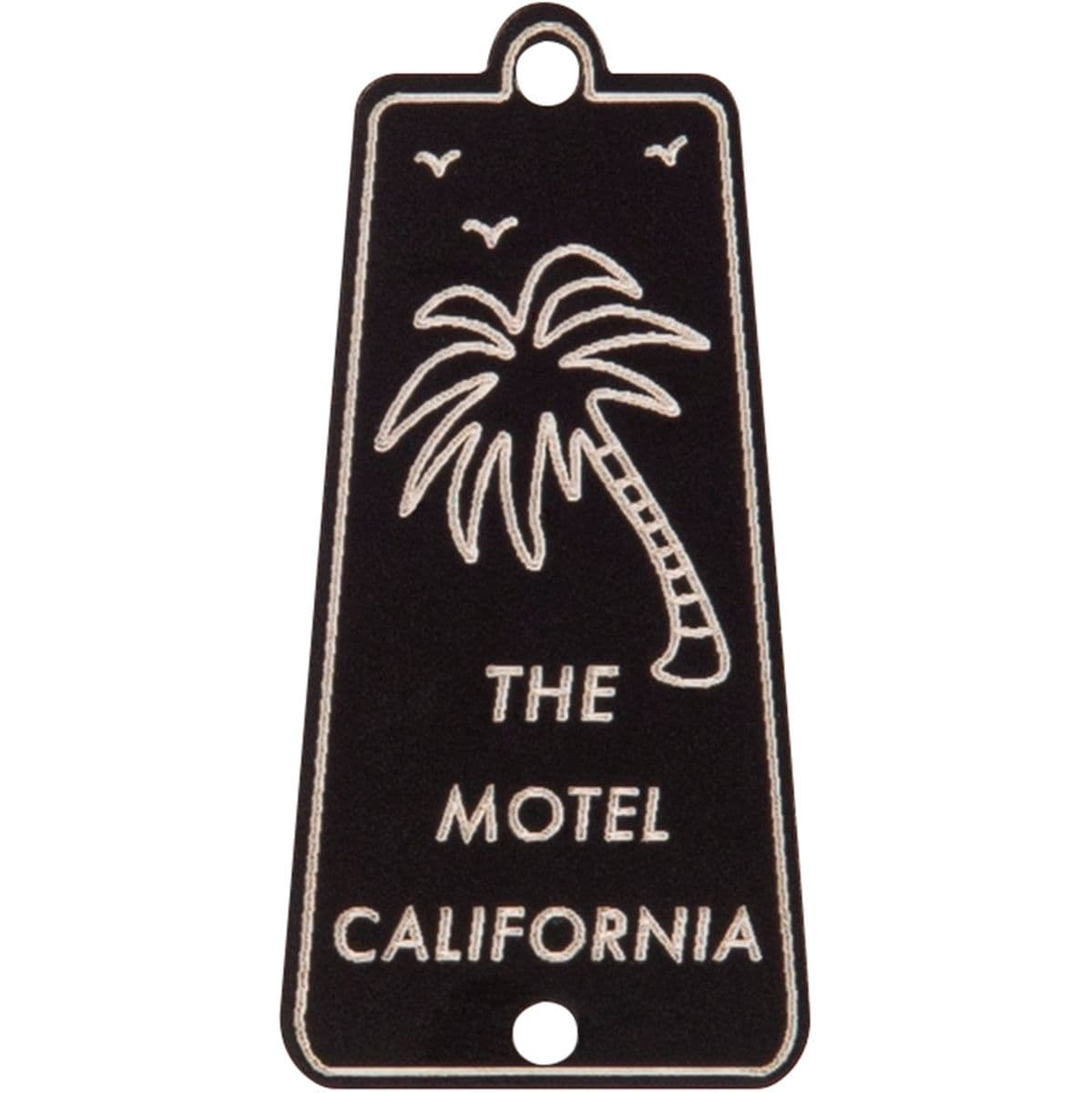 Truss Rod Cover In Aged Black - Motel California — Joe Doe